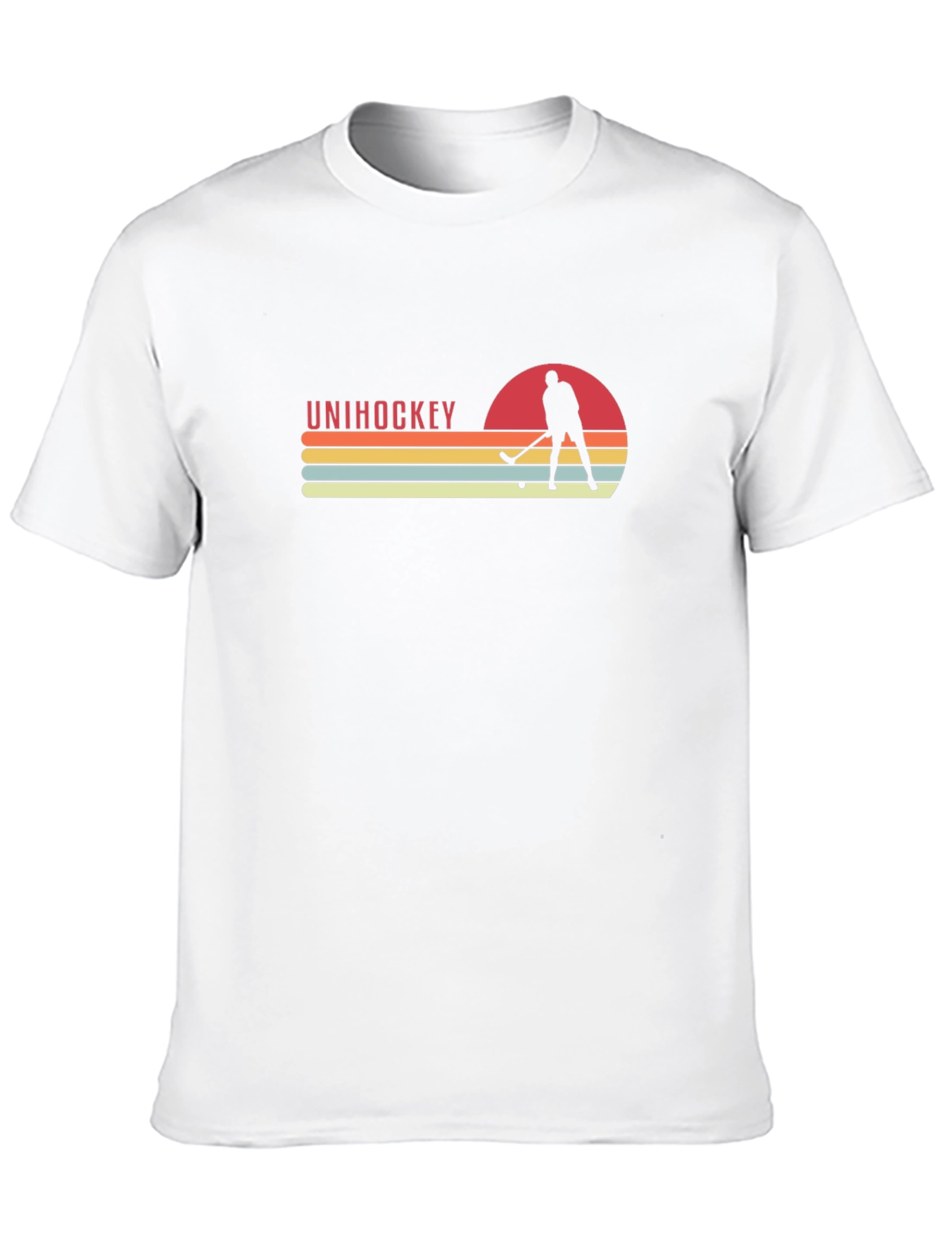Unihockey Sunset Graphic Tee - Retro Hockey T-Shirt