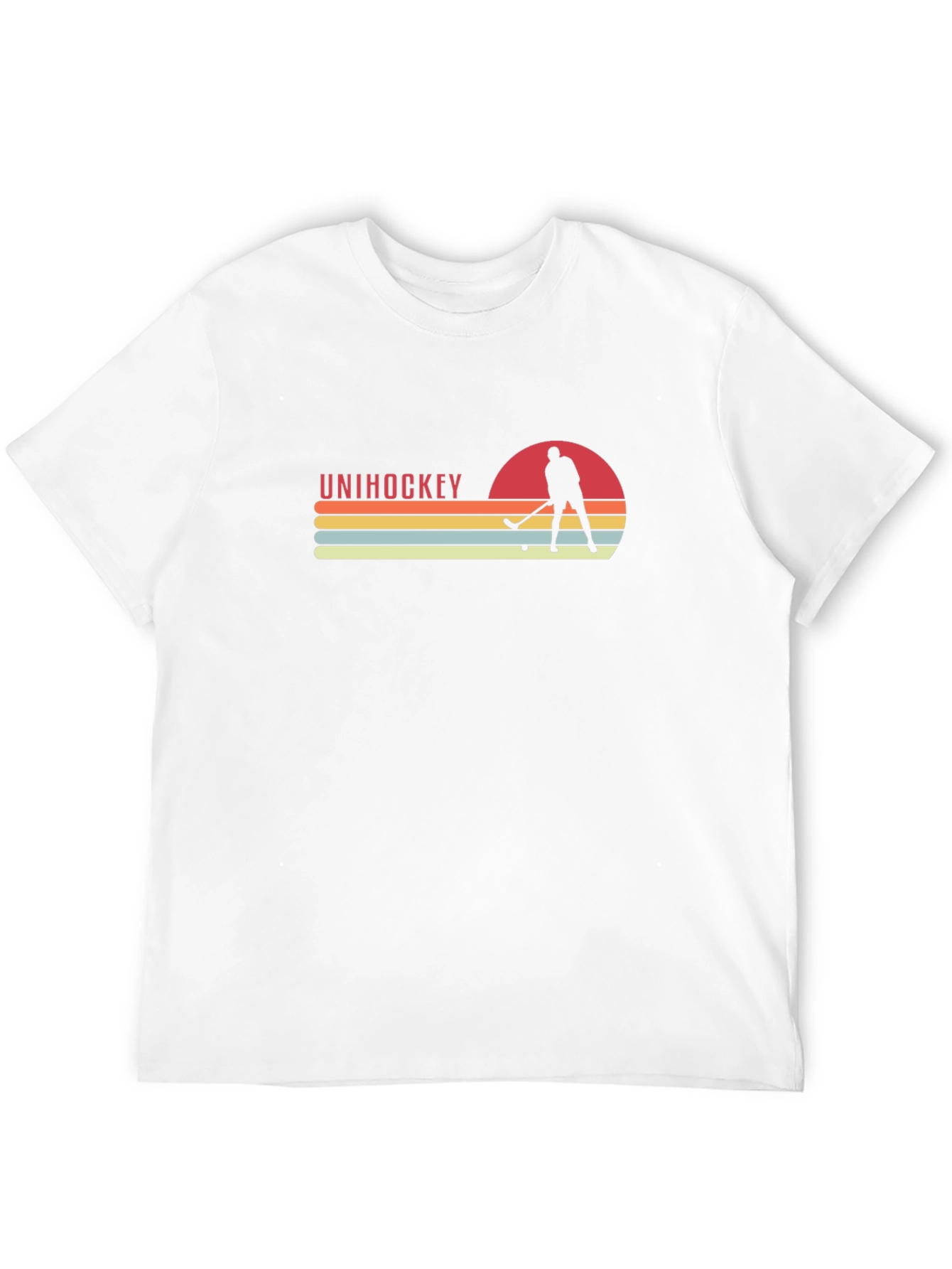 Unihockey Sunset Graphic Tee - Retro Hockey T-Shirt