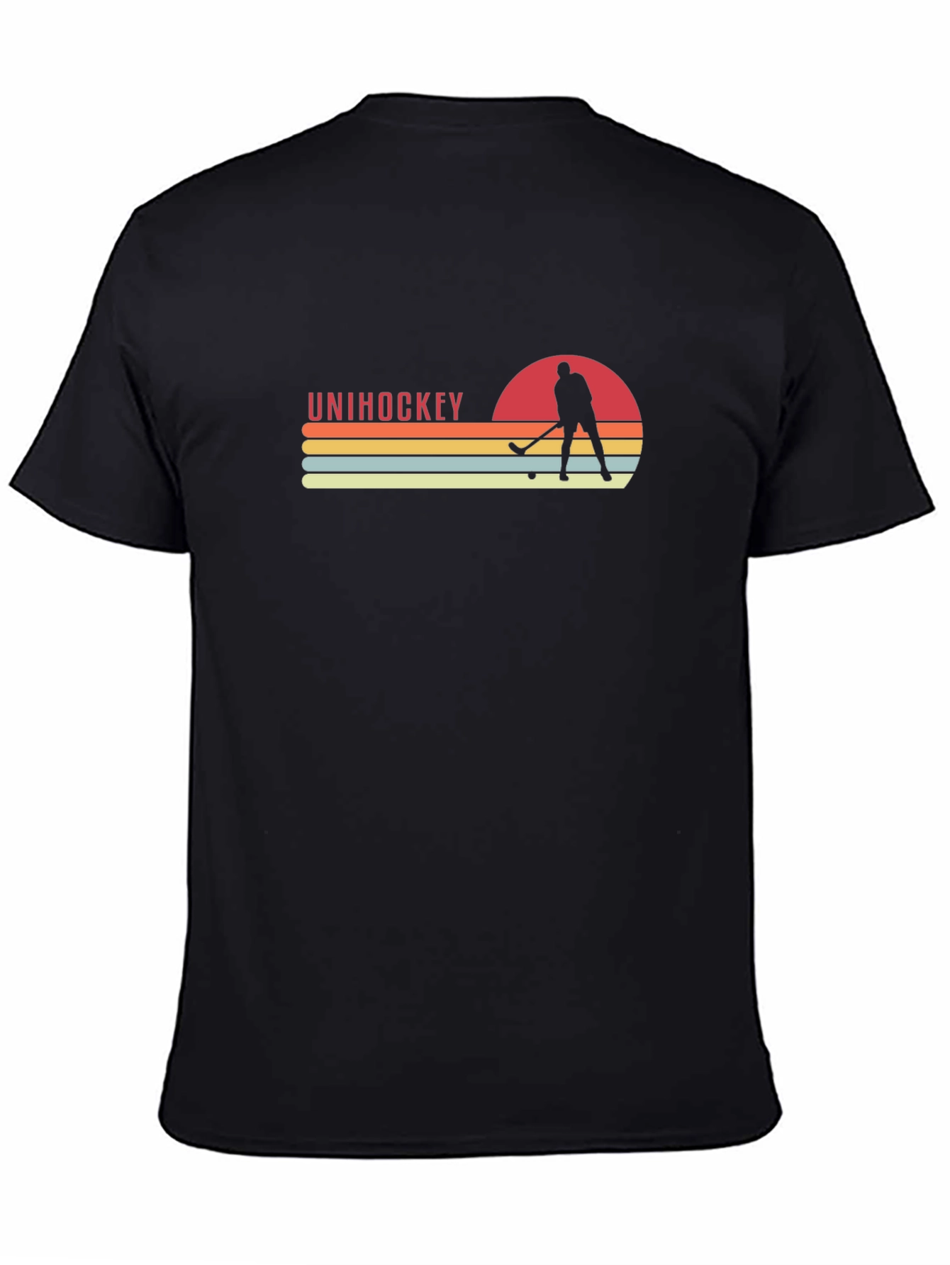 Unihockey Sunset Graphic Tee - Retro Hockey T-Shirt