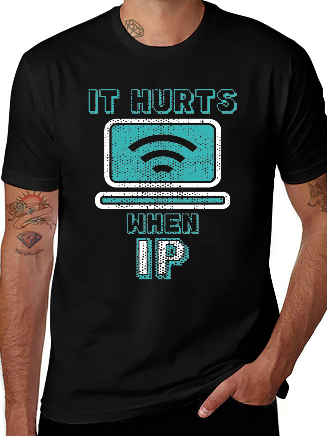 It Hurts When IP Funny Tech T-Shirt