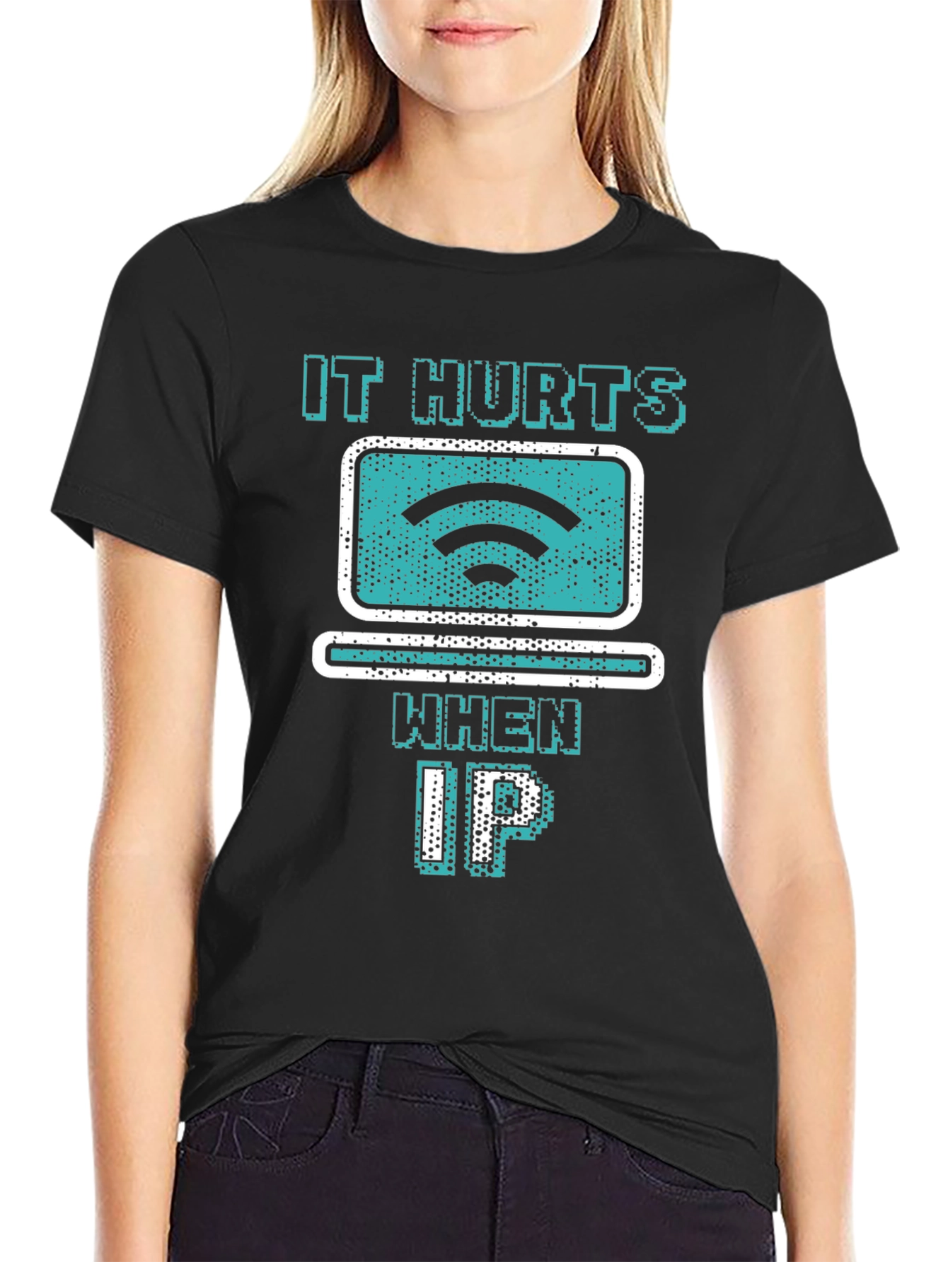 It Hurts When IP Funny Tech T-Shirt