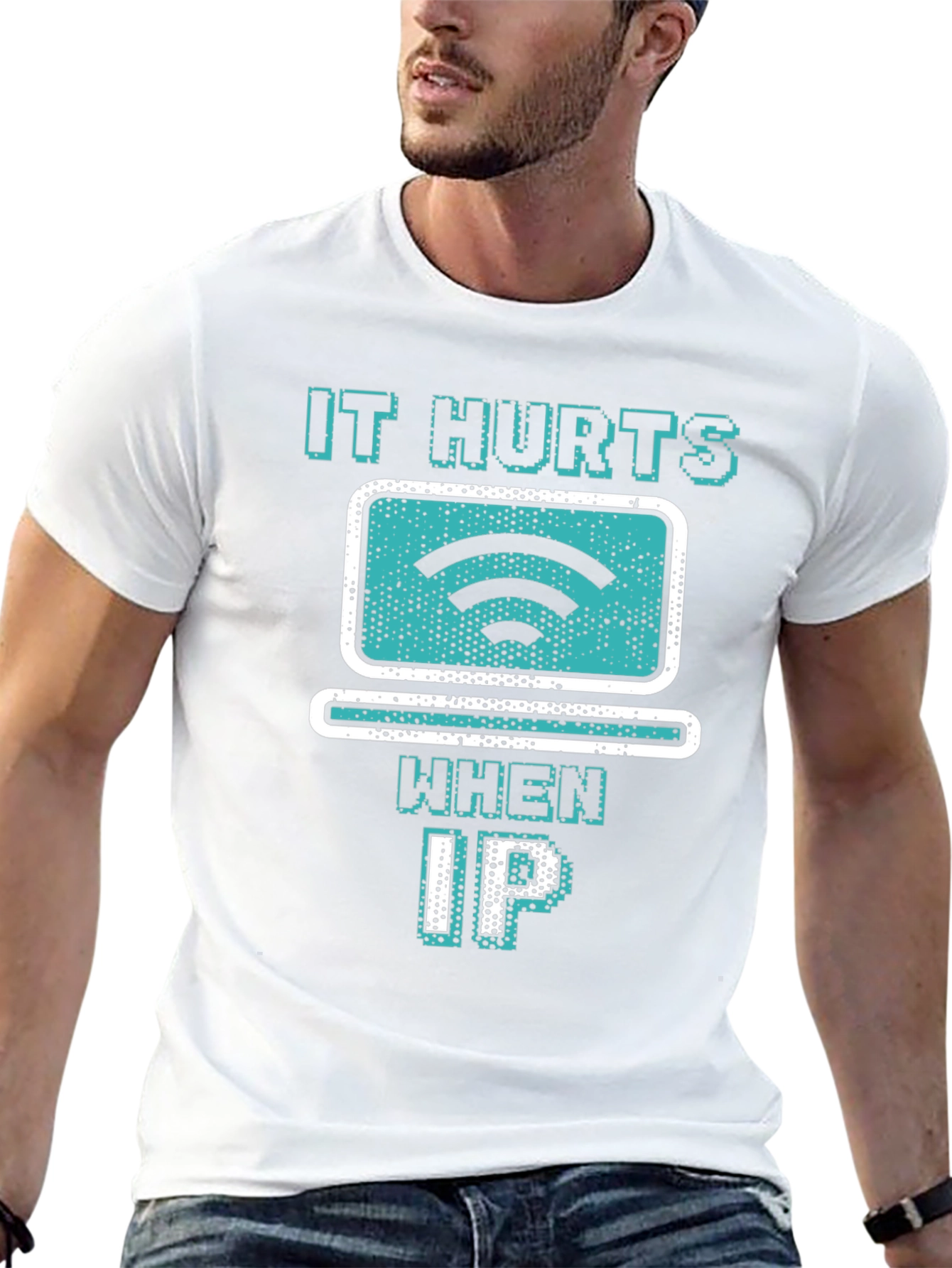 It Hurts When IP Funny Tech T-Shirt