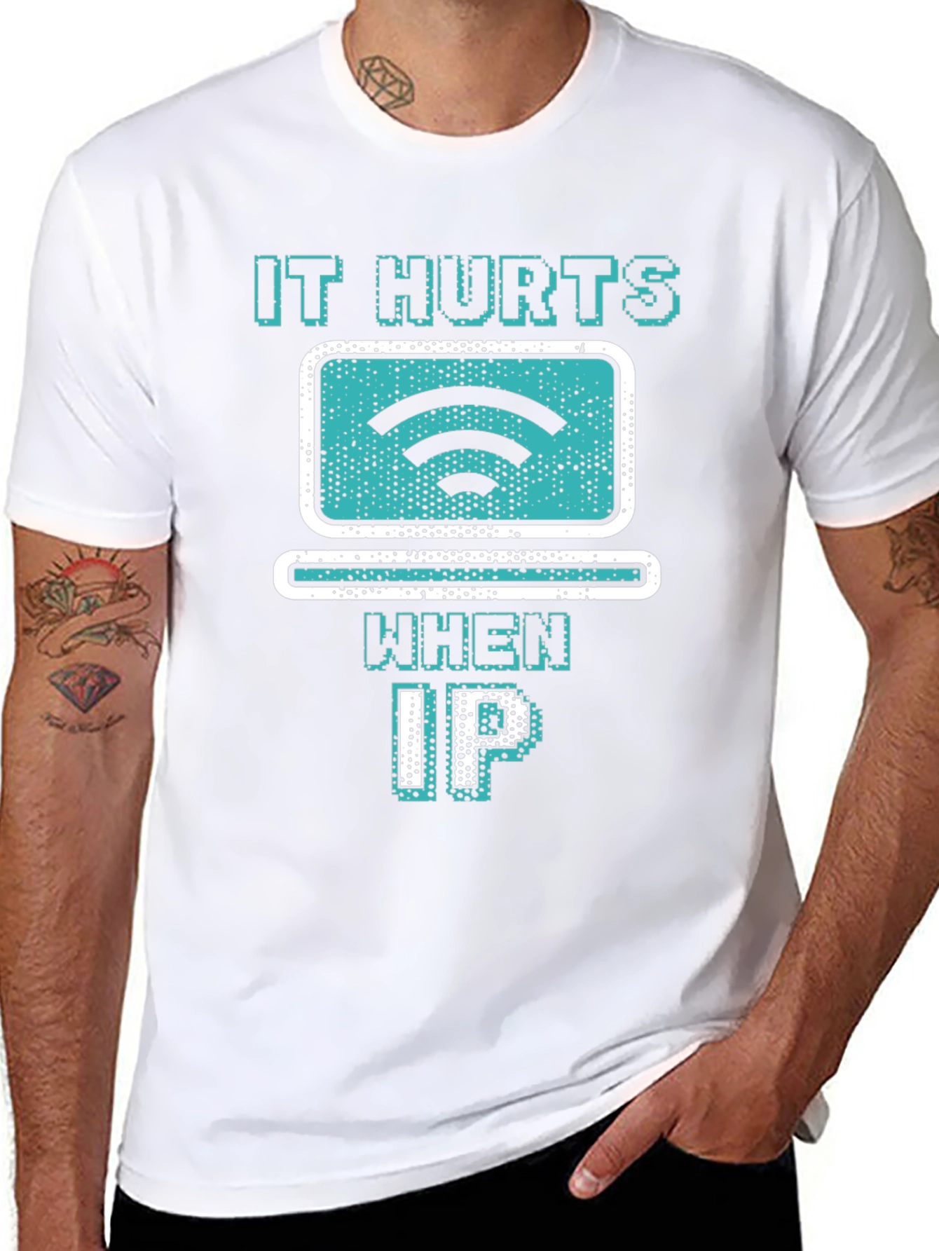 It Hurts When IP Funny Tech T-Shirt