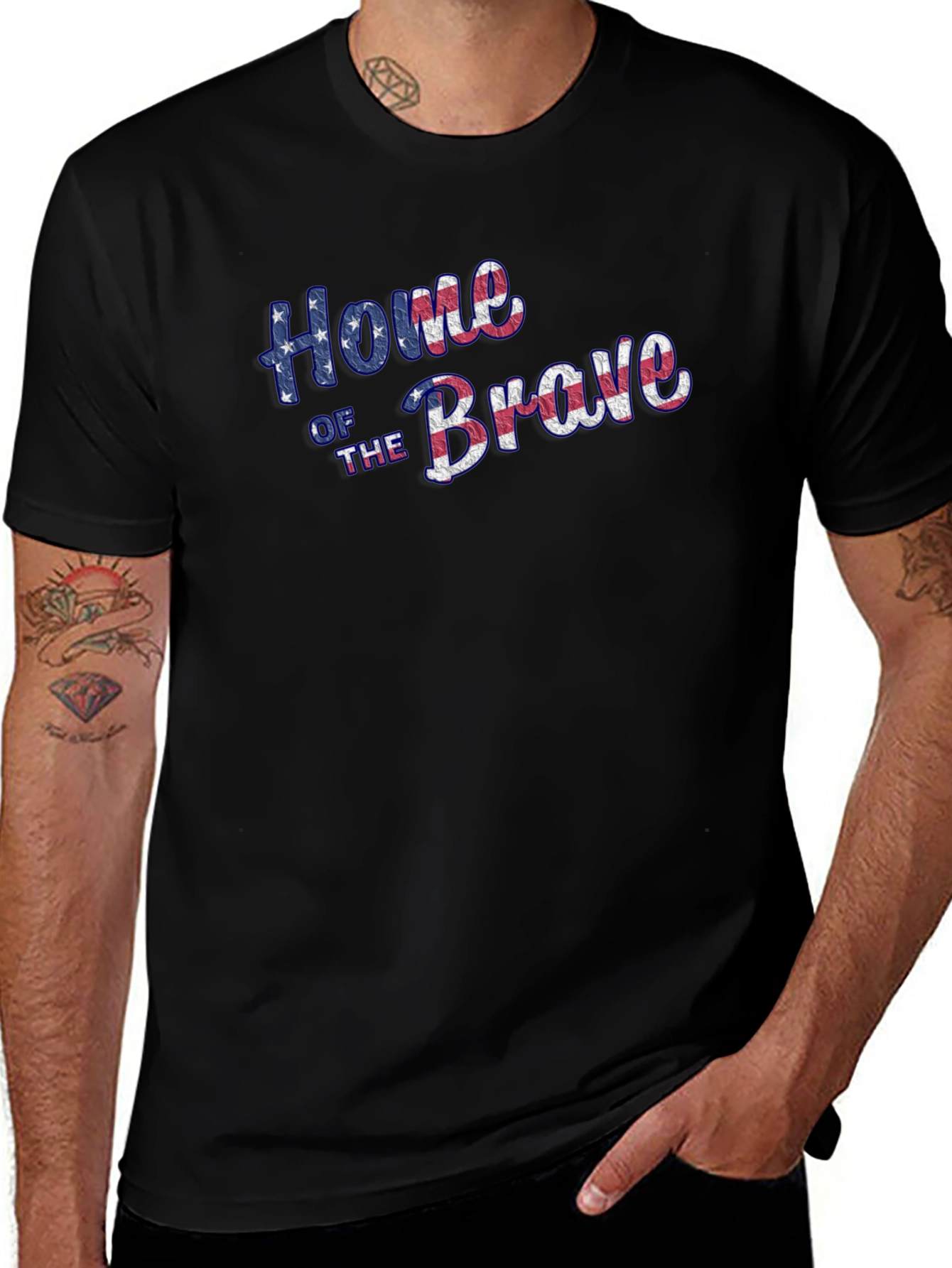 Home of the Brave Patriotic T-Shirt