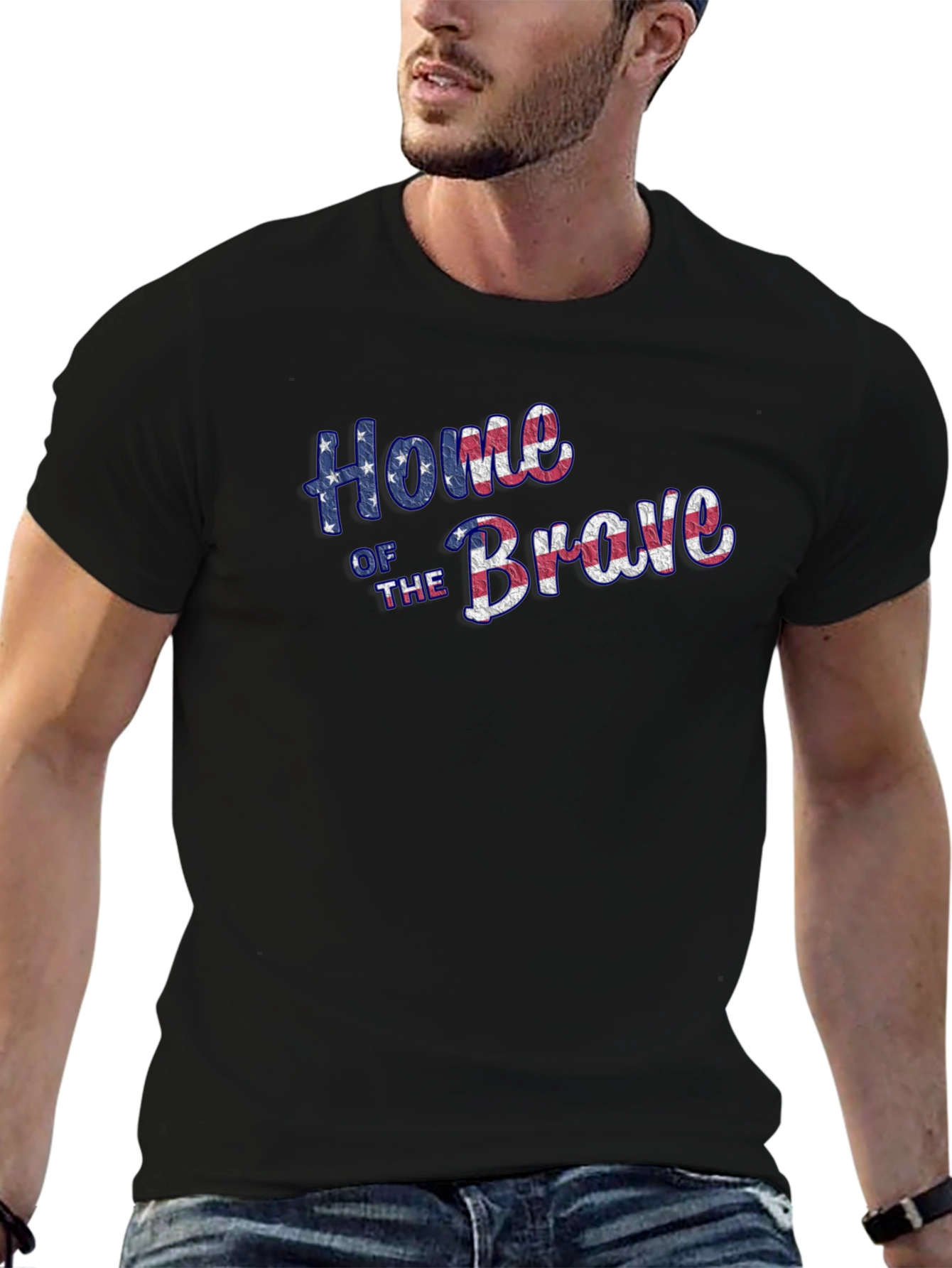 Home of the Brave Patriotic T-Shirt