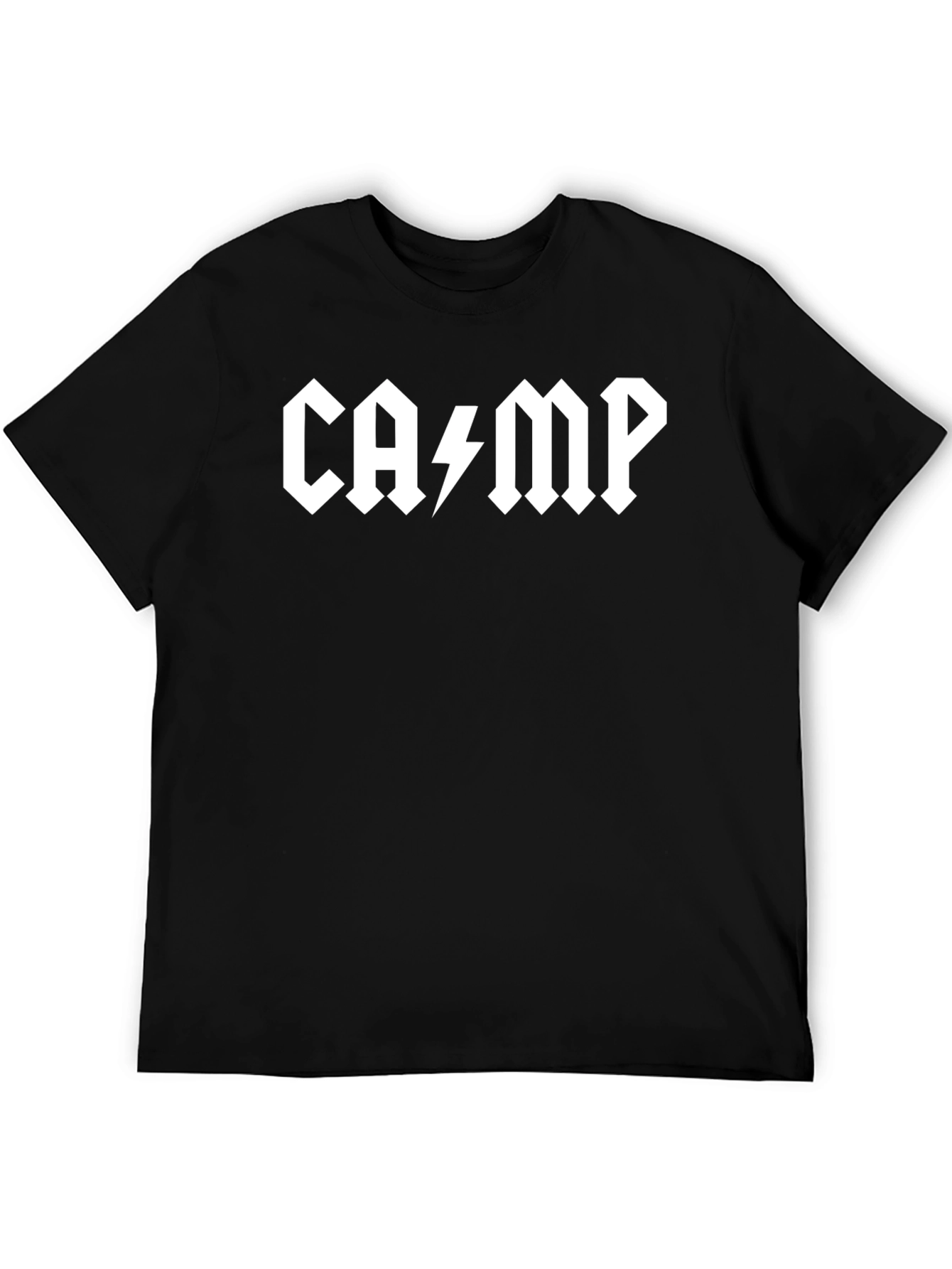 CAMP Rock Band Style Black T-Shirt