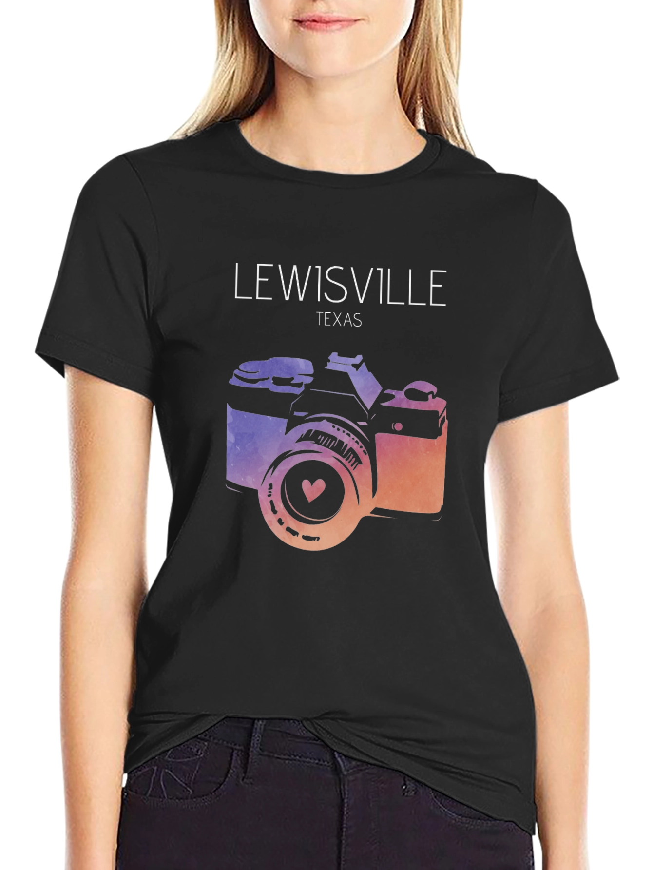 Lewisville Texas Camera Graphic Tee