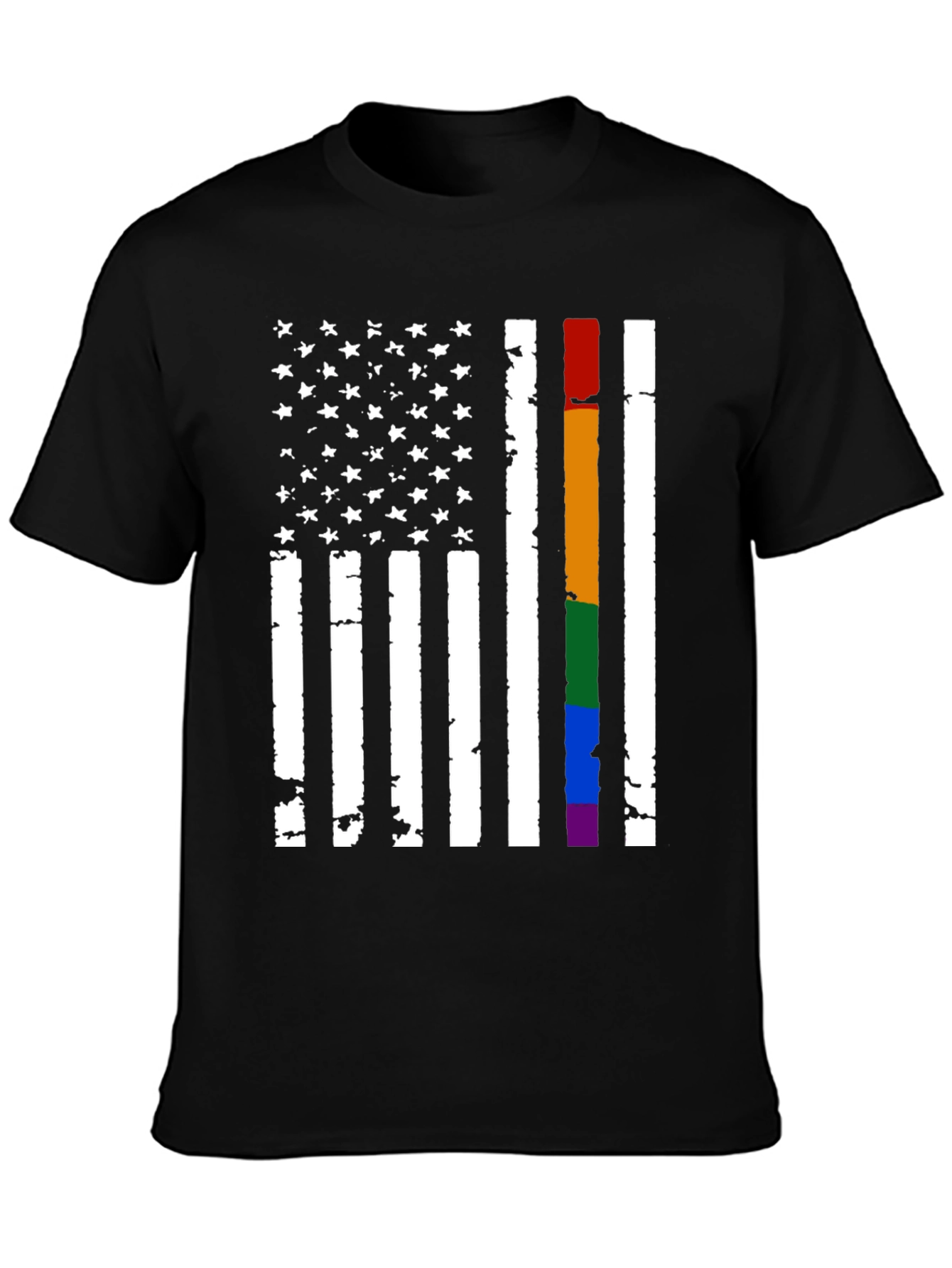 LGBT Pride American Flag T-Shirt
