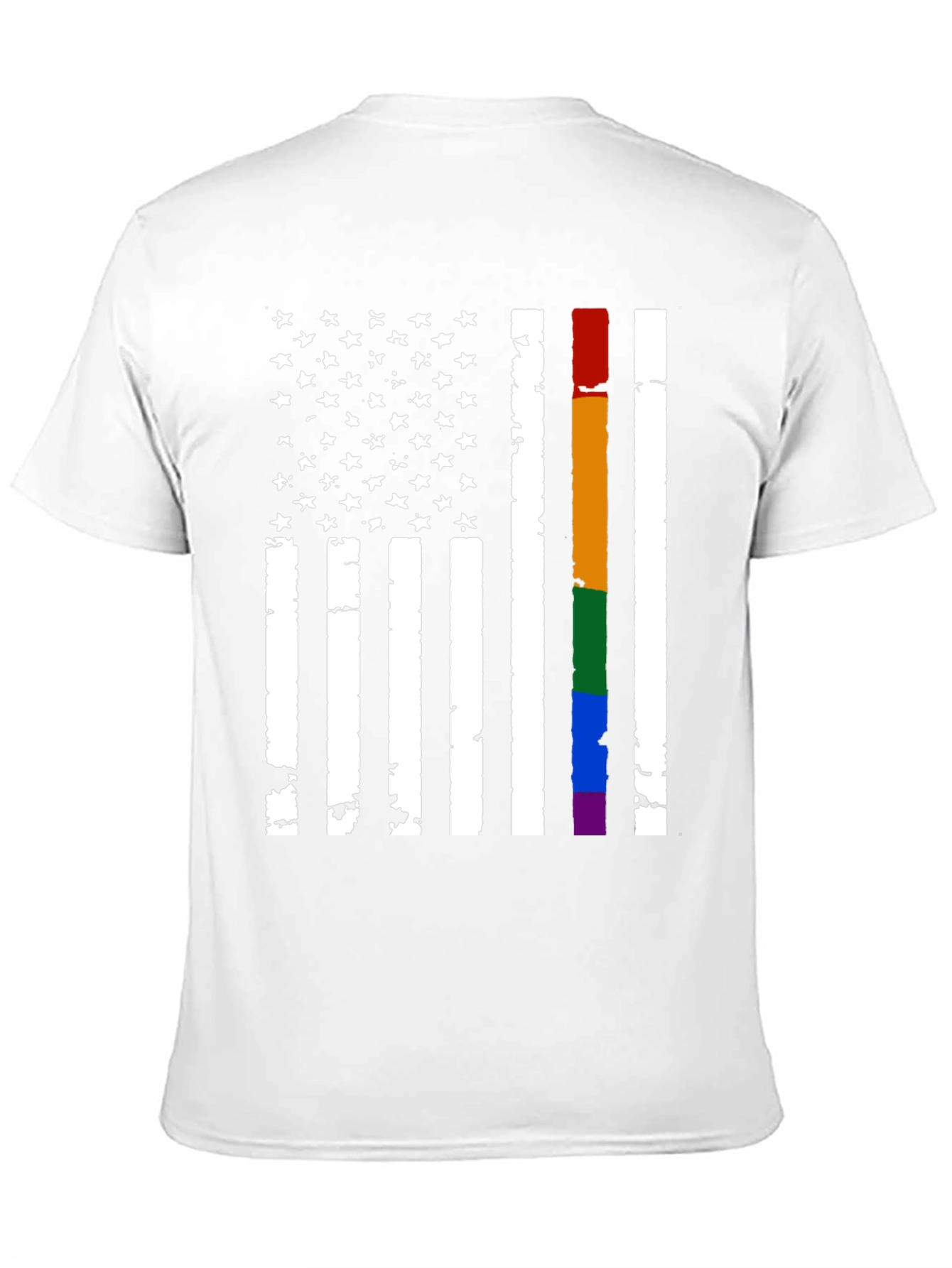 LGBT Pride American Flag T-Shirt