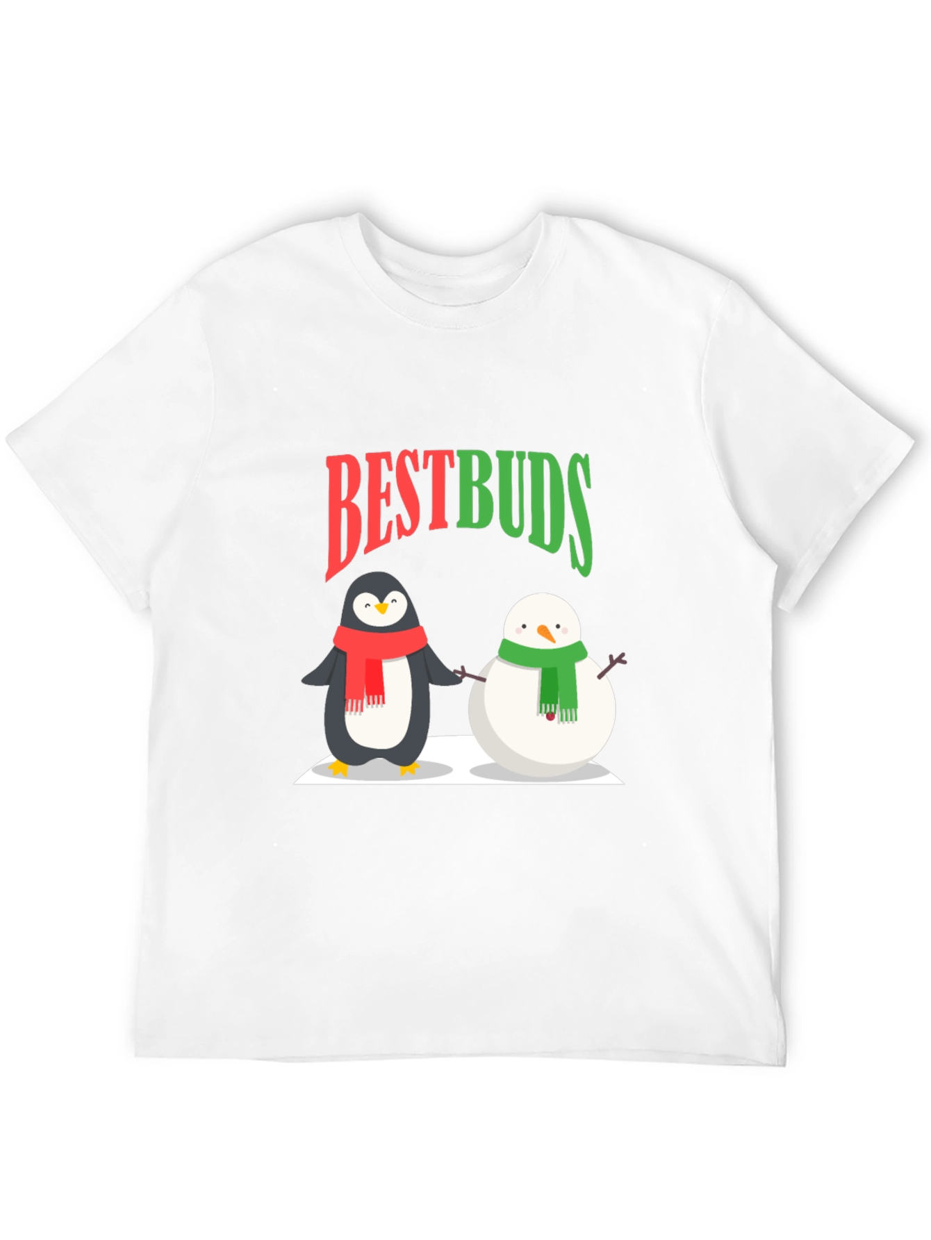 Best Buds Penguin & Snowman Graphic Tee