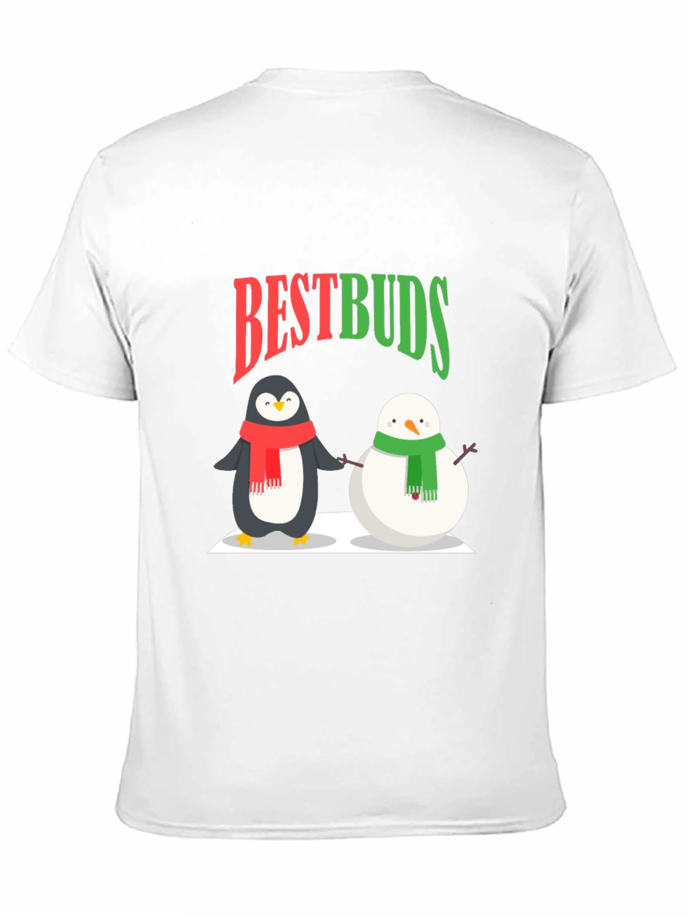 Best Buds Penguin & Snowman Graphic Tee