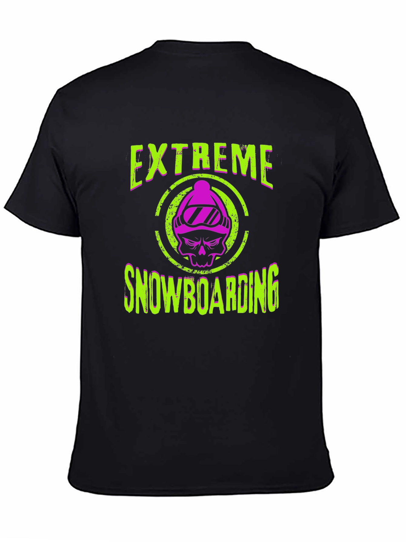 Extreme Snowboarding Graphic Tee - Black