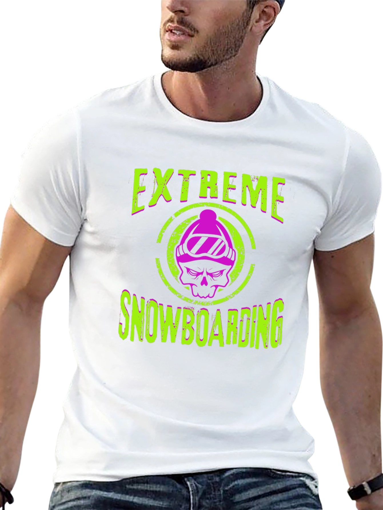 Extreme Snowboarding Graphic Tee - Black