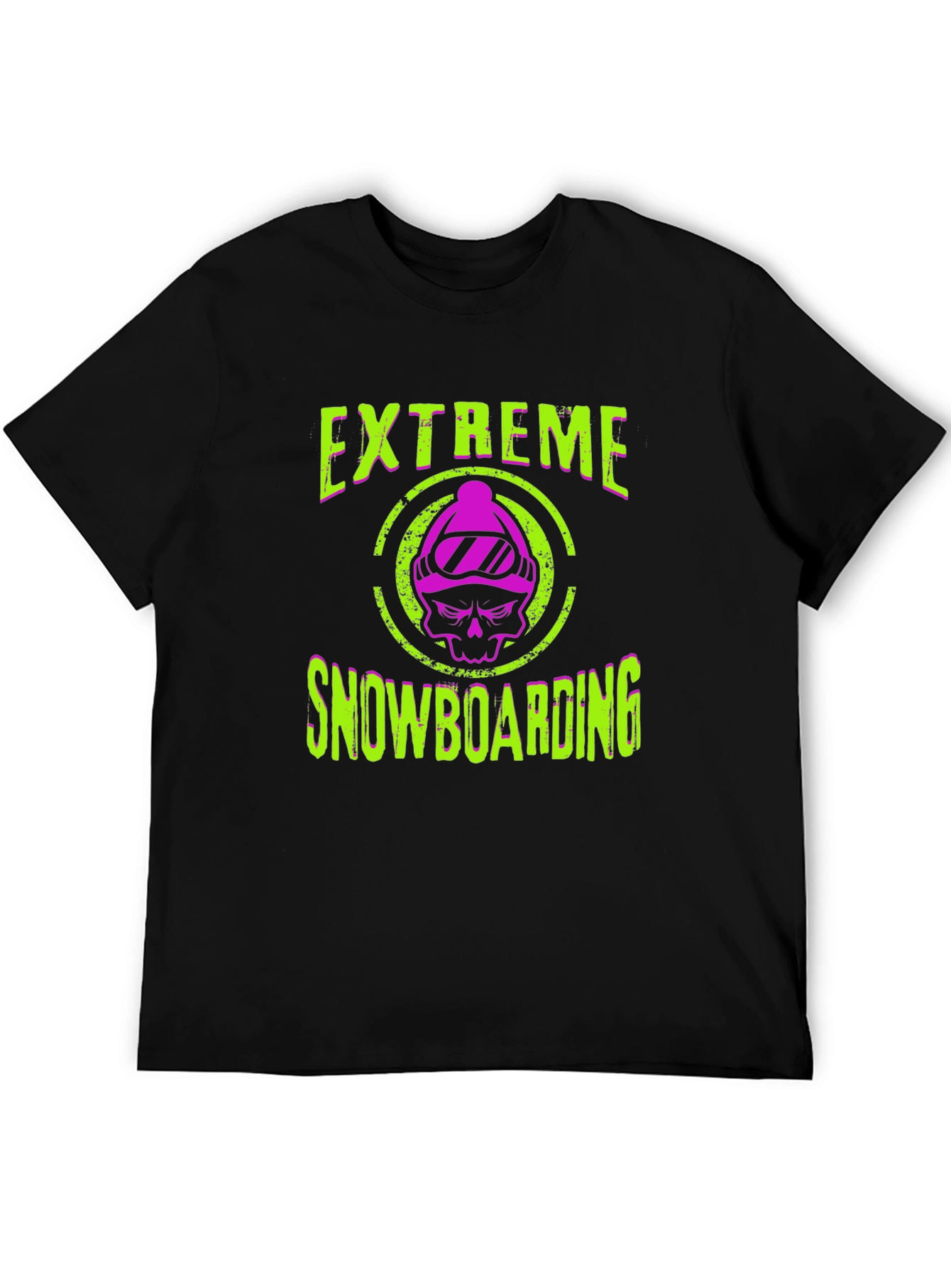 Extreme Snowboarding Graphic Tee - Black
