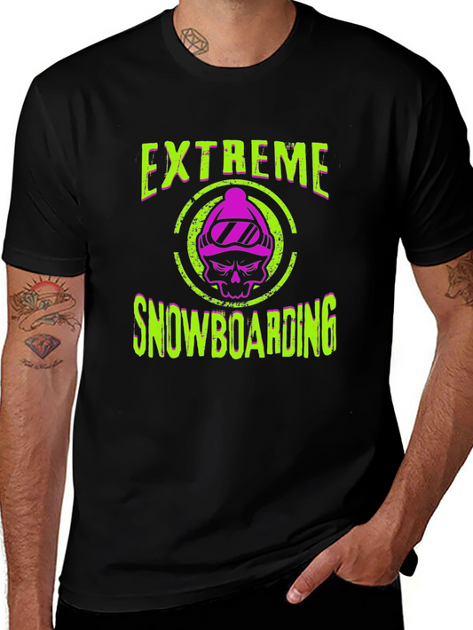 Extreme Snowboarding Graphic Tee - Black