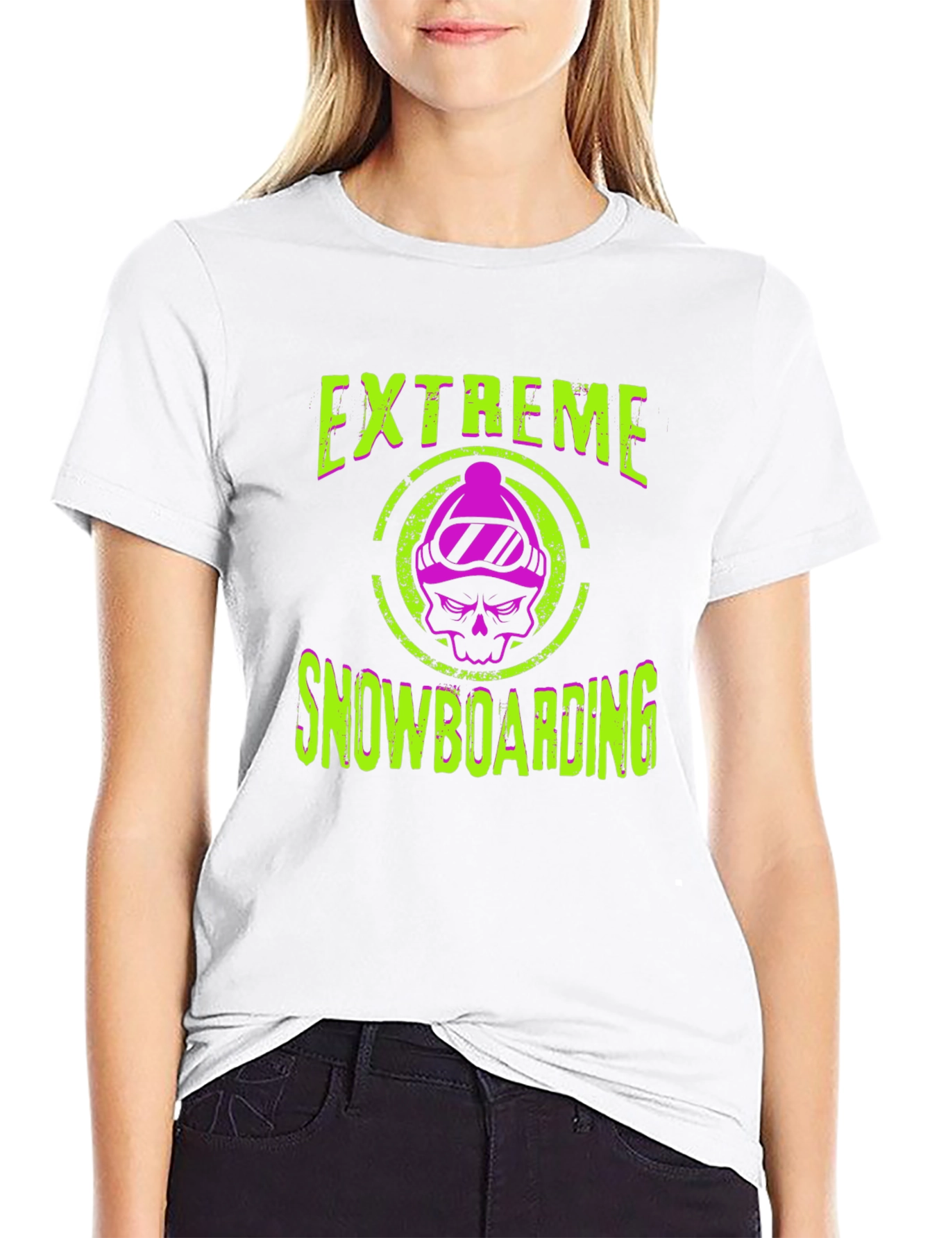 Extreme Snowboarding Graphic Tee - Black