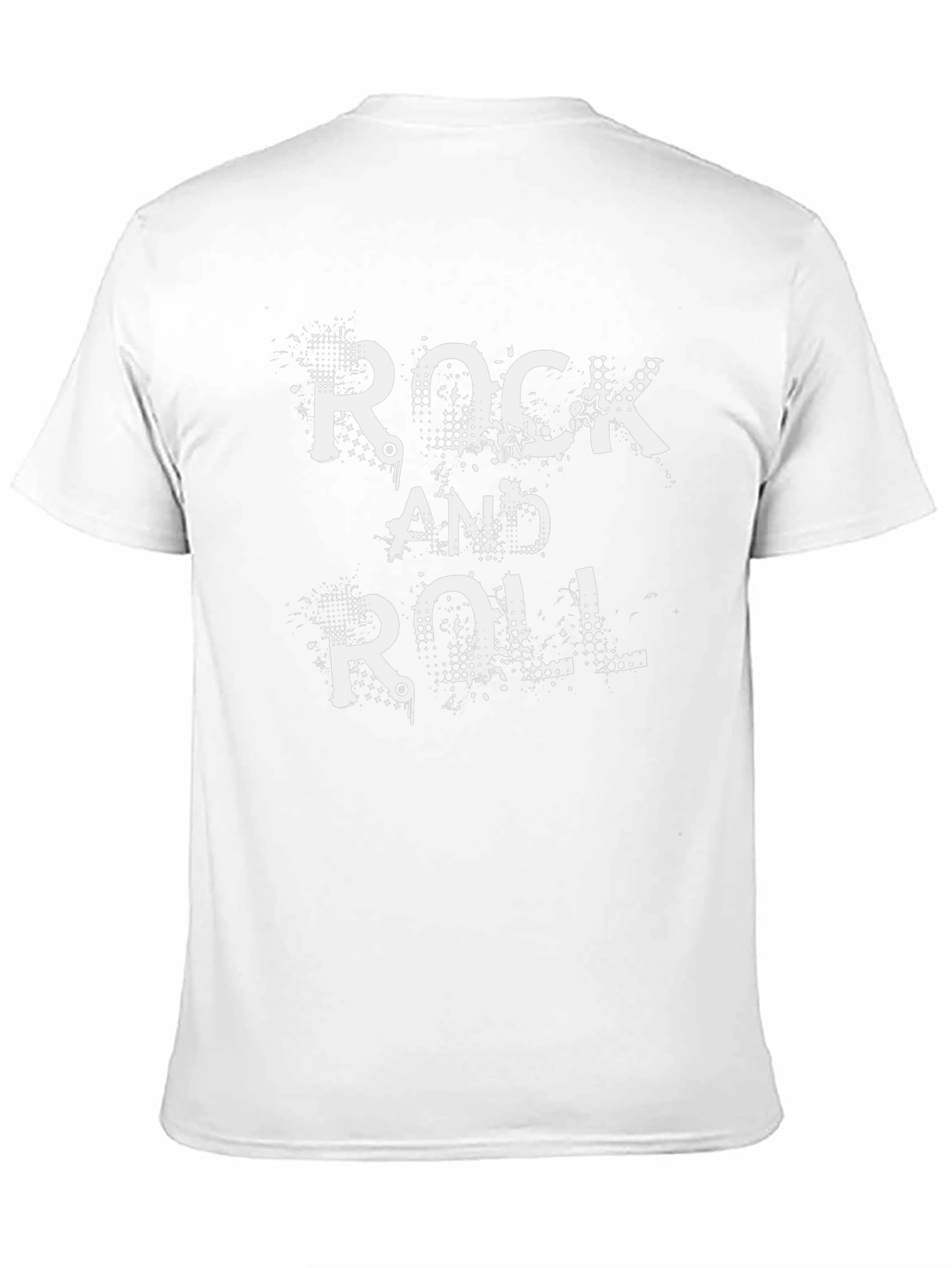 Rock and Roll Graphic Black Tee