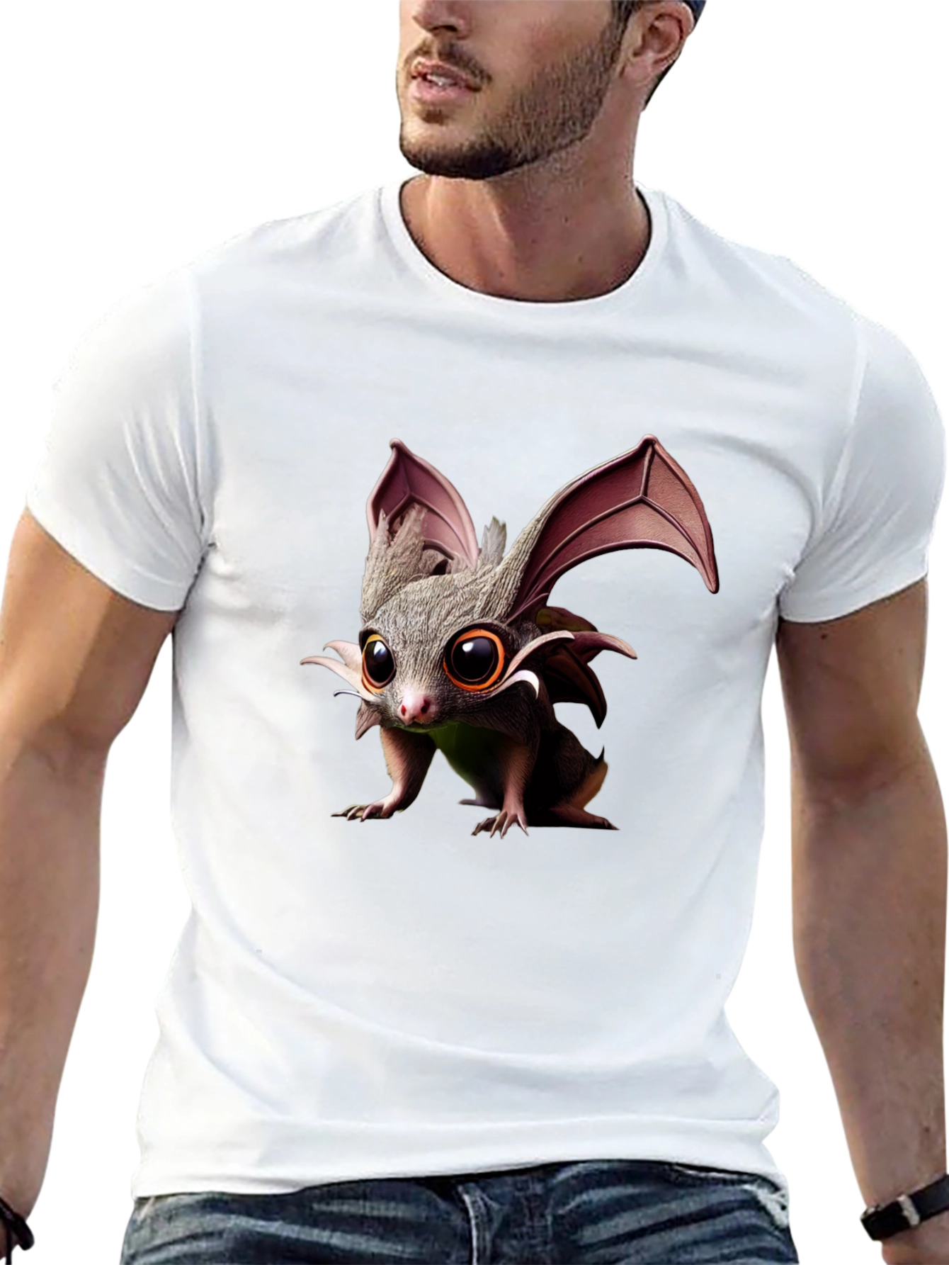 Cute Bat T-Shirt - Unisex Black Tee