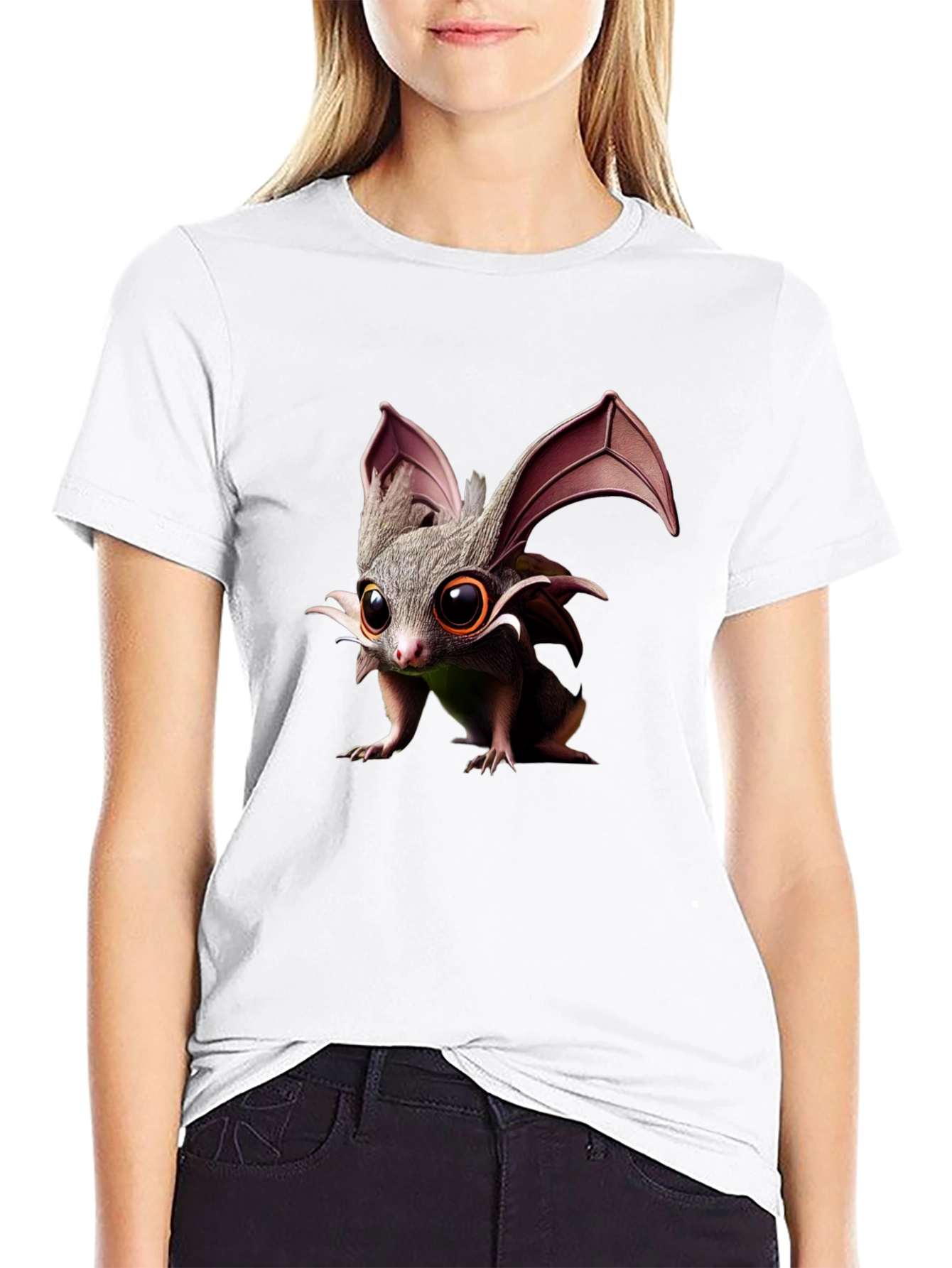Cute Bat T-Shirt - Unisex Black Tee