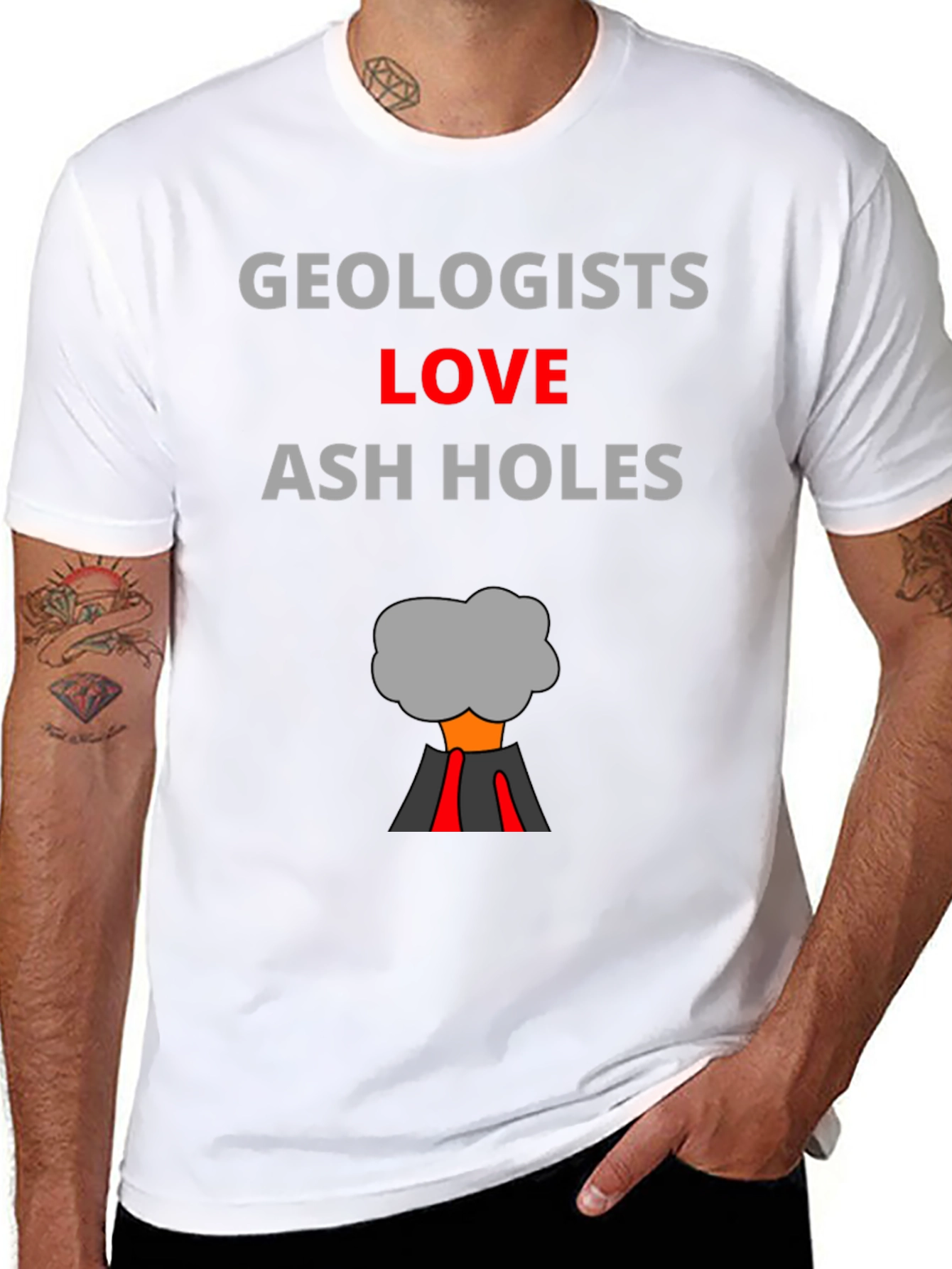 Geologists Love Ash Holes T-Shirt