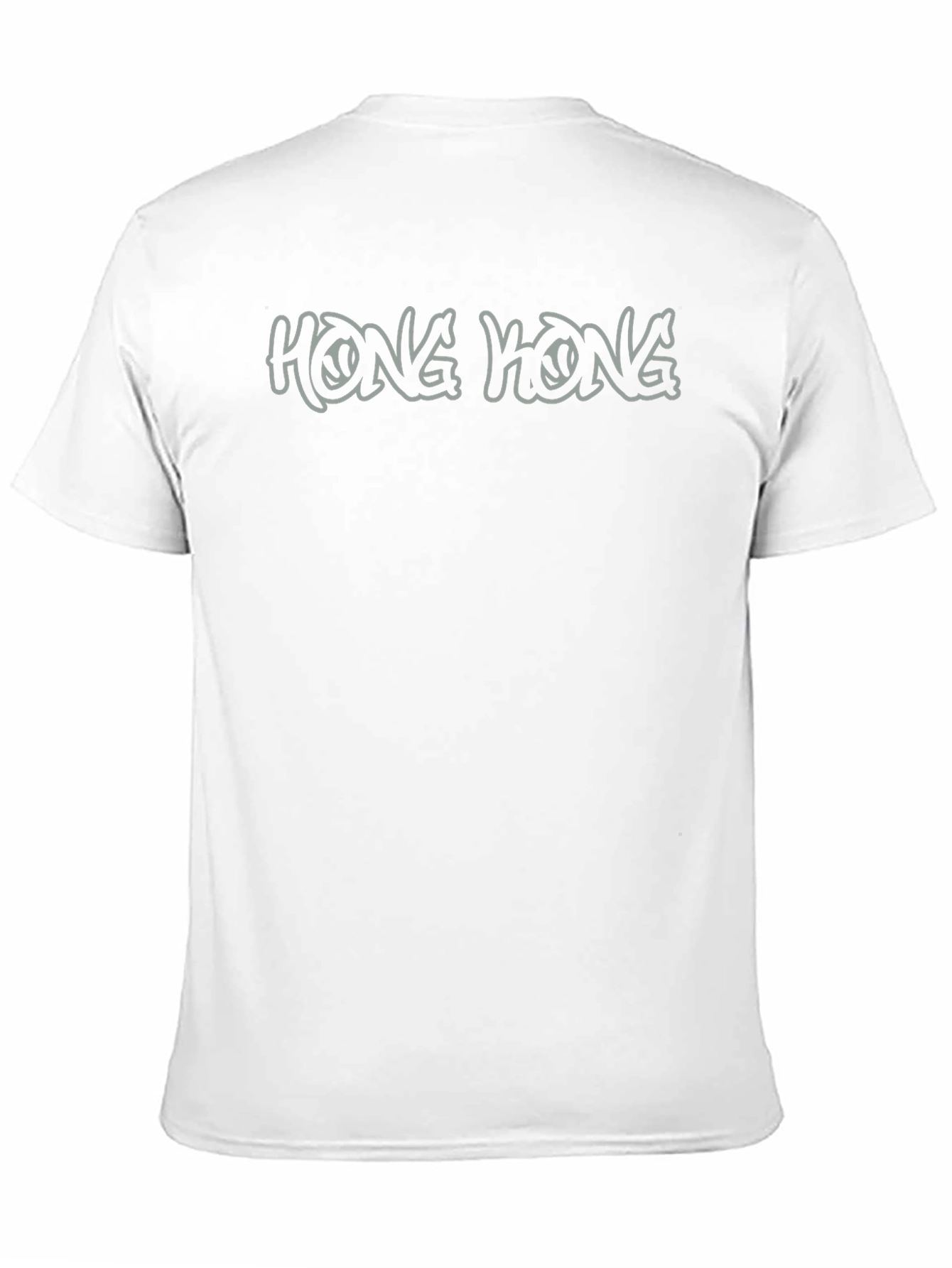 Hong Kong Graphic Print Black T-Shirt