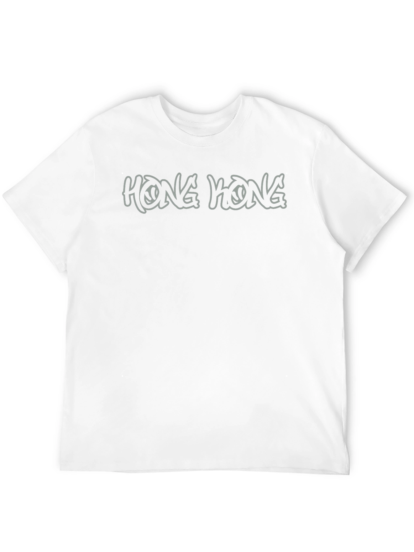 Hong Kong Graphic Print Black T-Shirt