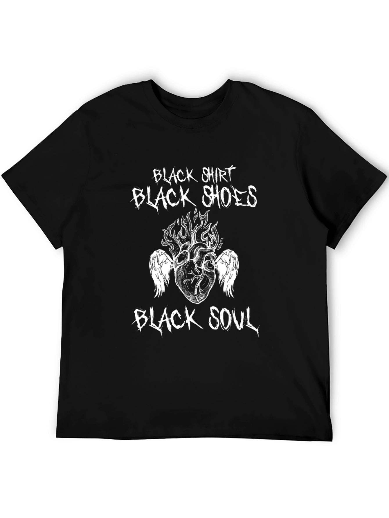Black Shirt Black Shoes Black Soul Tee