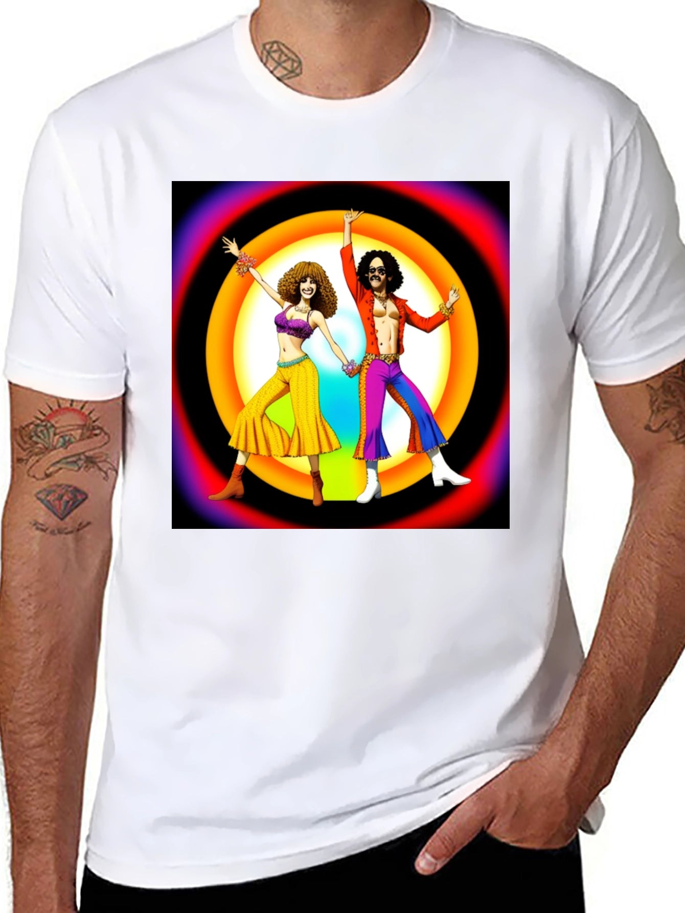 Retro Groovy Disco T-Shirt