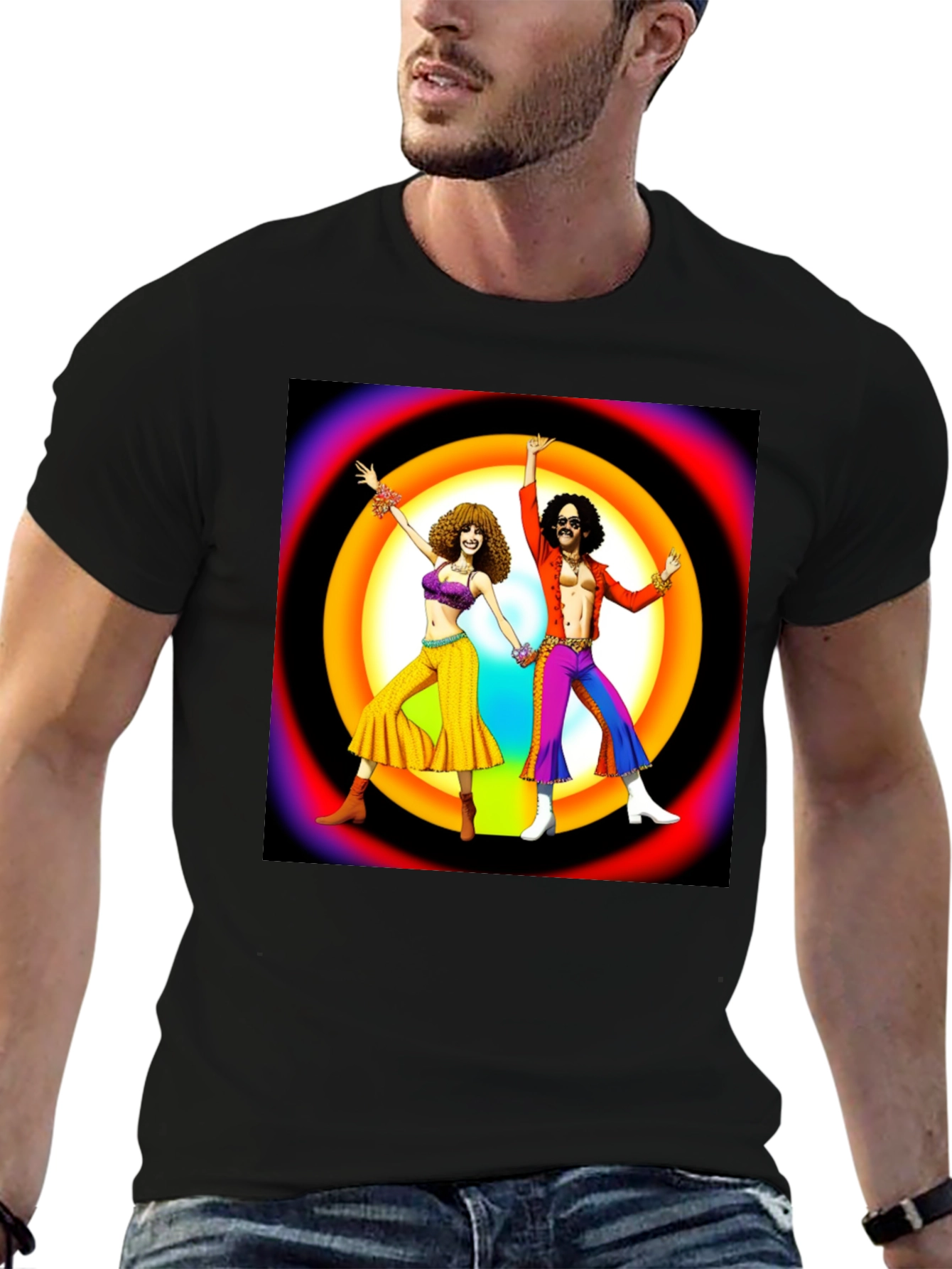 Retro Groovy Disco T-Shirt