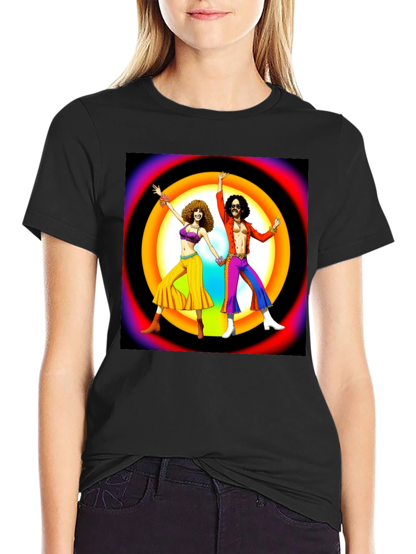 Retro Groovy Disco T-Shirt