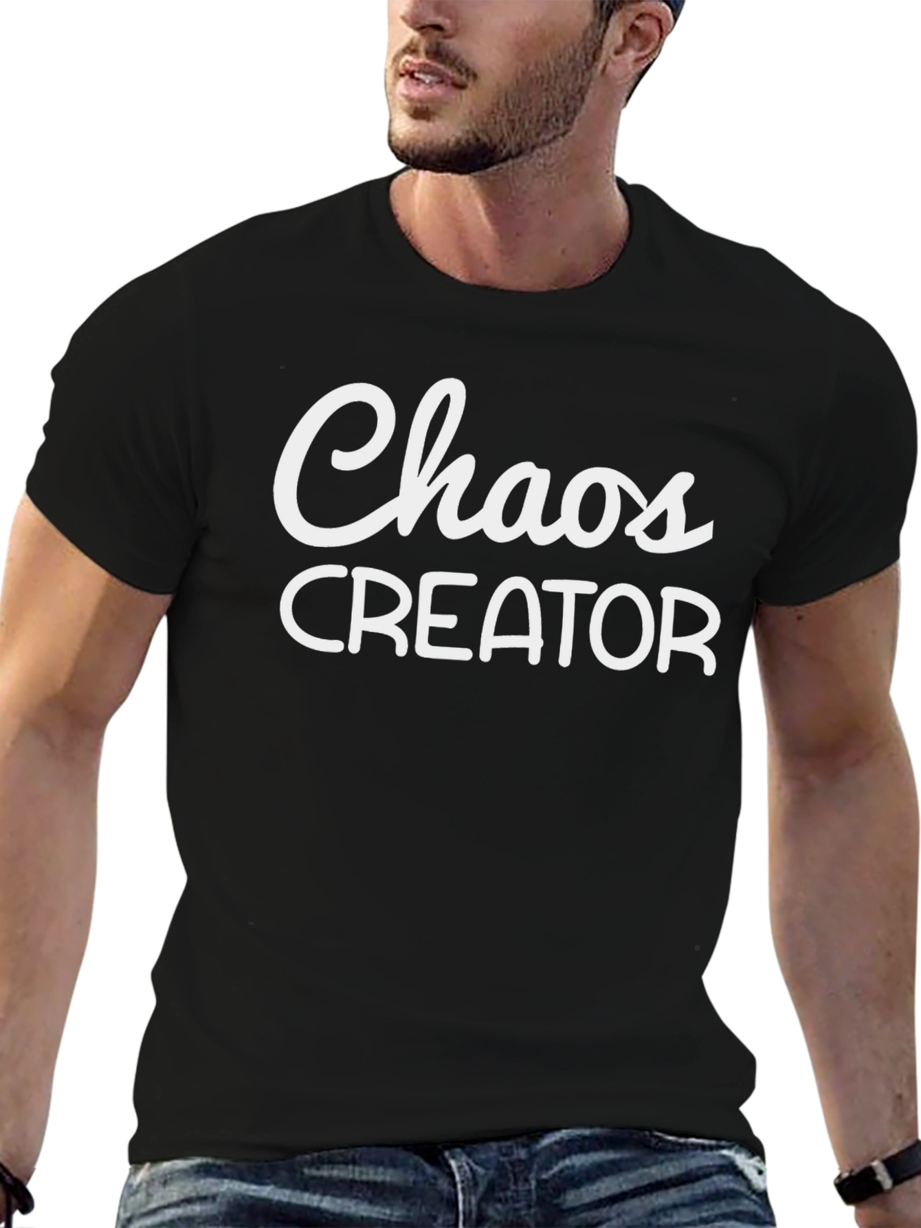 Chaos Creator Graphic Tee - Funny Slogan T-Shirt