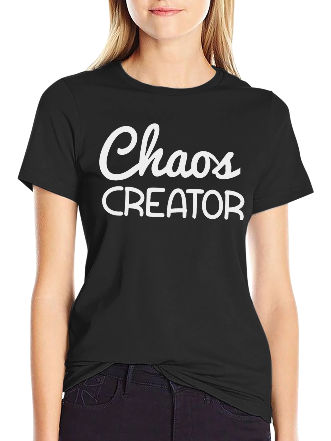 Chaos Creator Graphic Tee - Funny Slogan T-Shirt