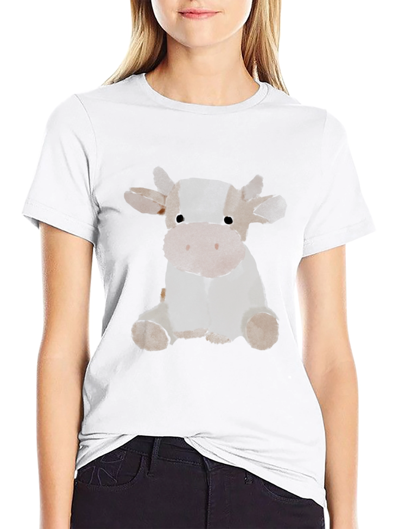 Cow Graphic T-Shirt - Unique Animal Tee