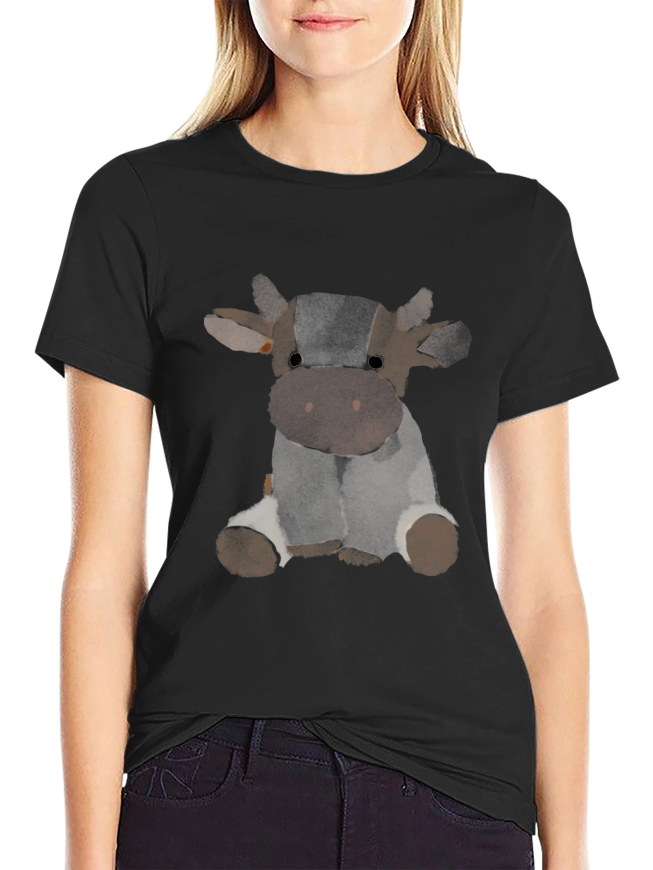 Cow Graphic T-Shirt - Unique Animal Tee