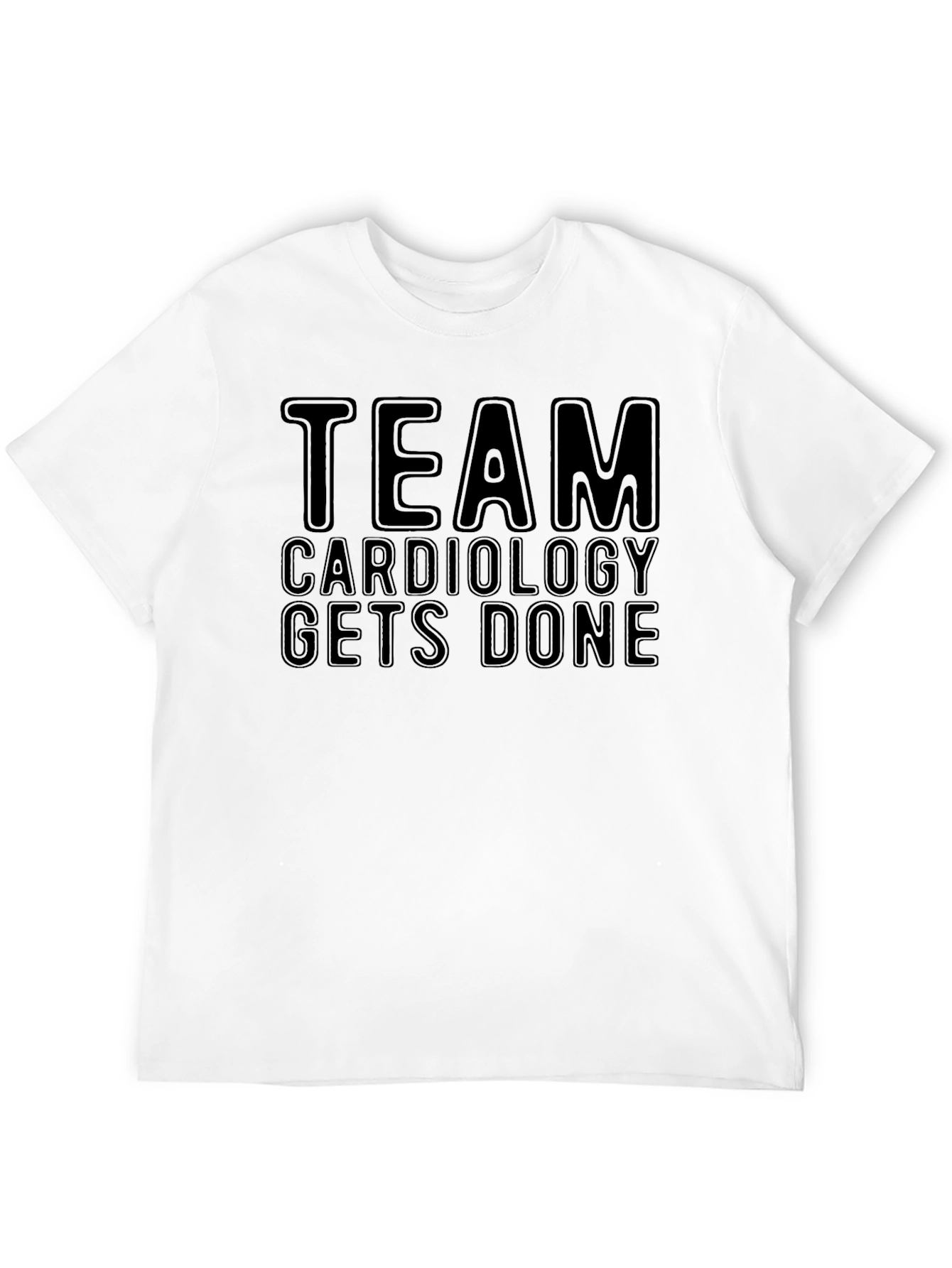 Team Cardiology Gets Done T-Shirt - Black