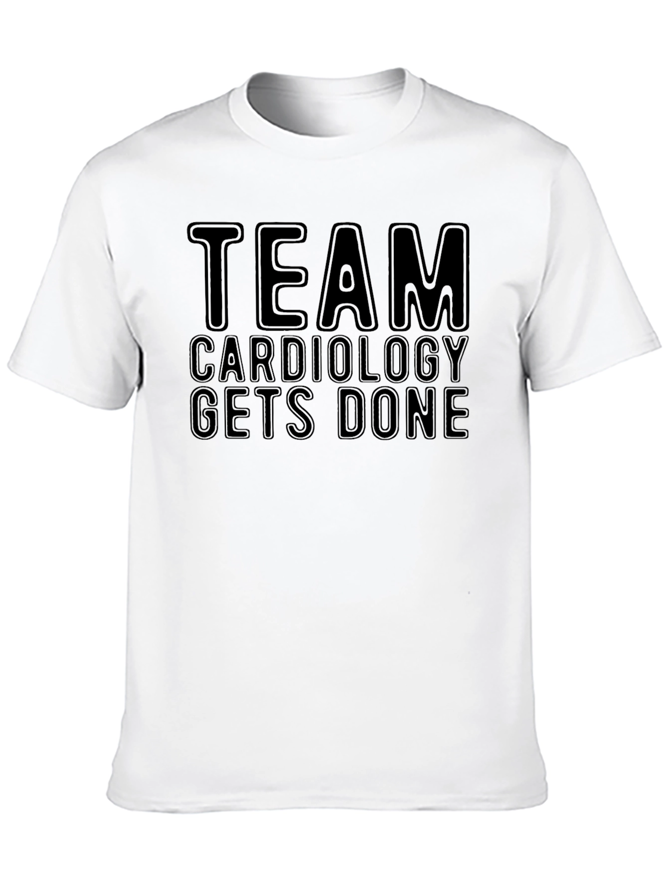Team Cardiology Gets Done T-Shirt - Black