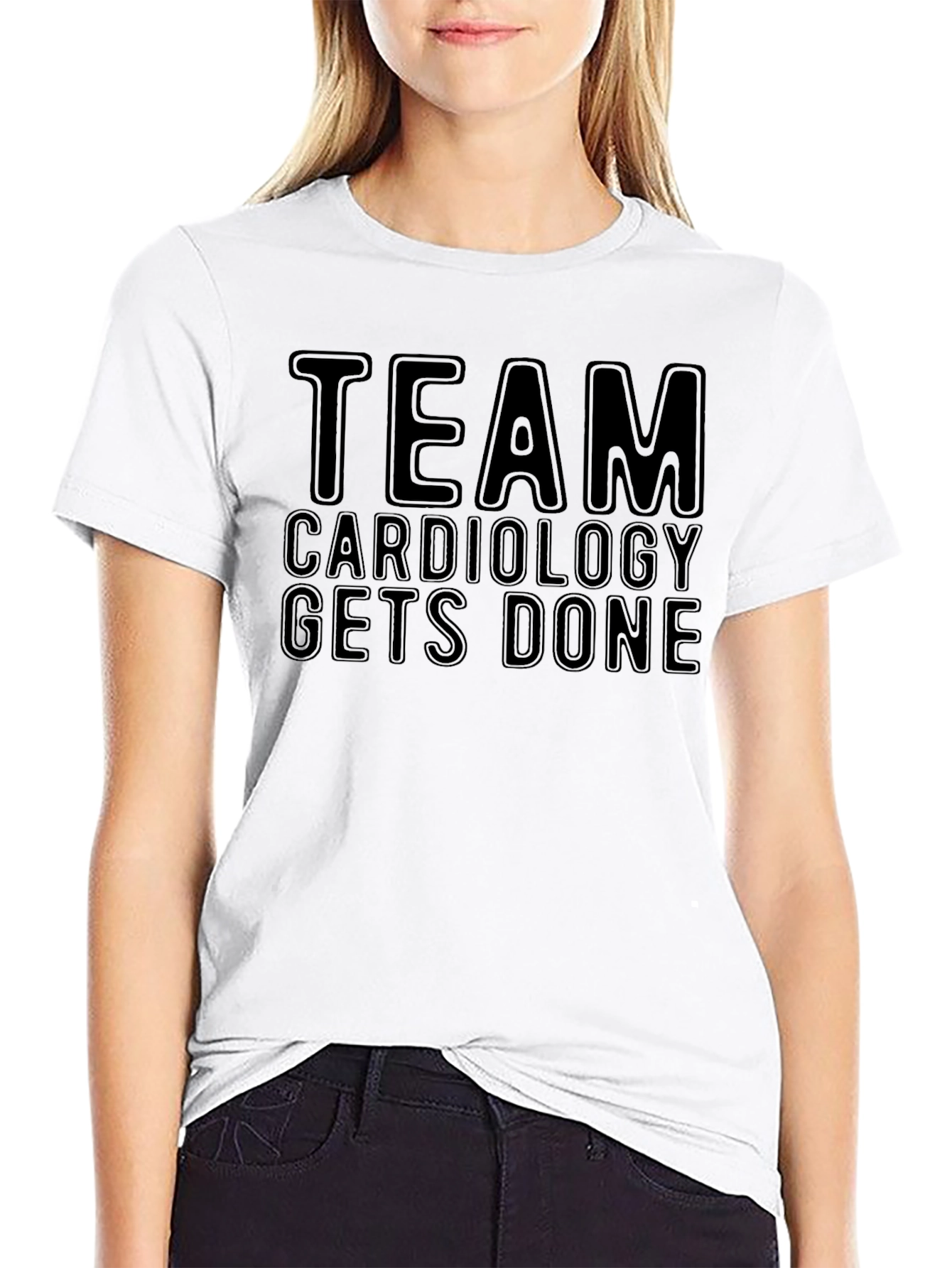 Team Cardiology Gets Done T-Shirt - Black
