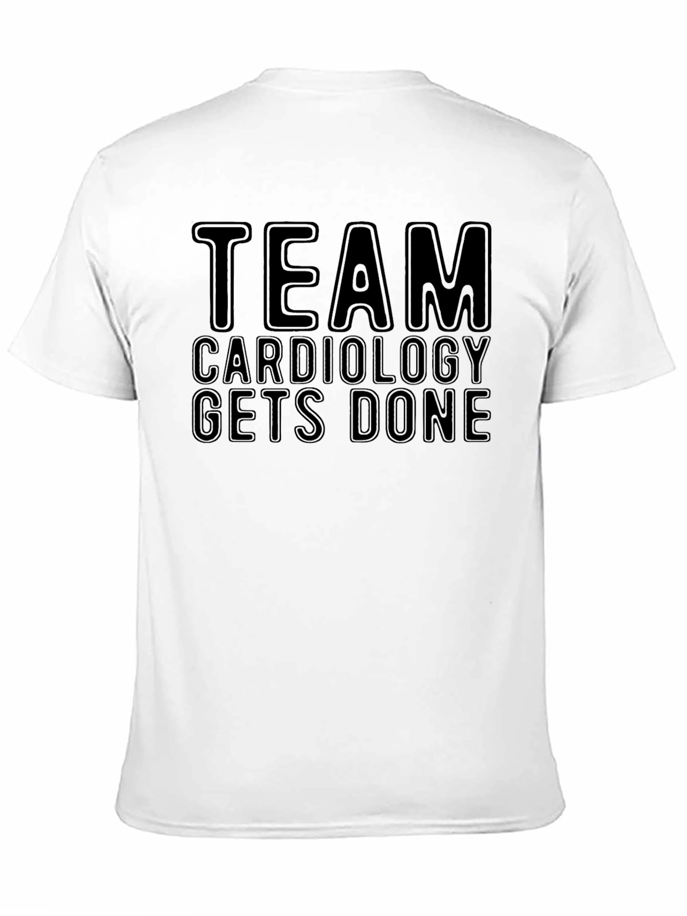 Team Cardiology Gets Done T-Shirt - Black