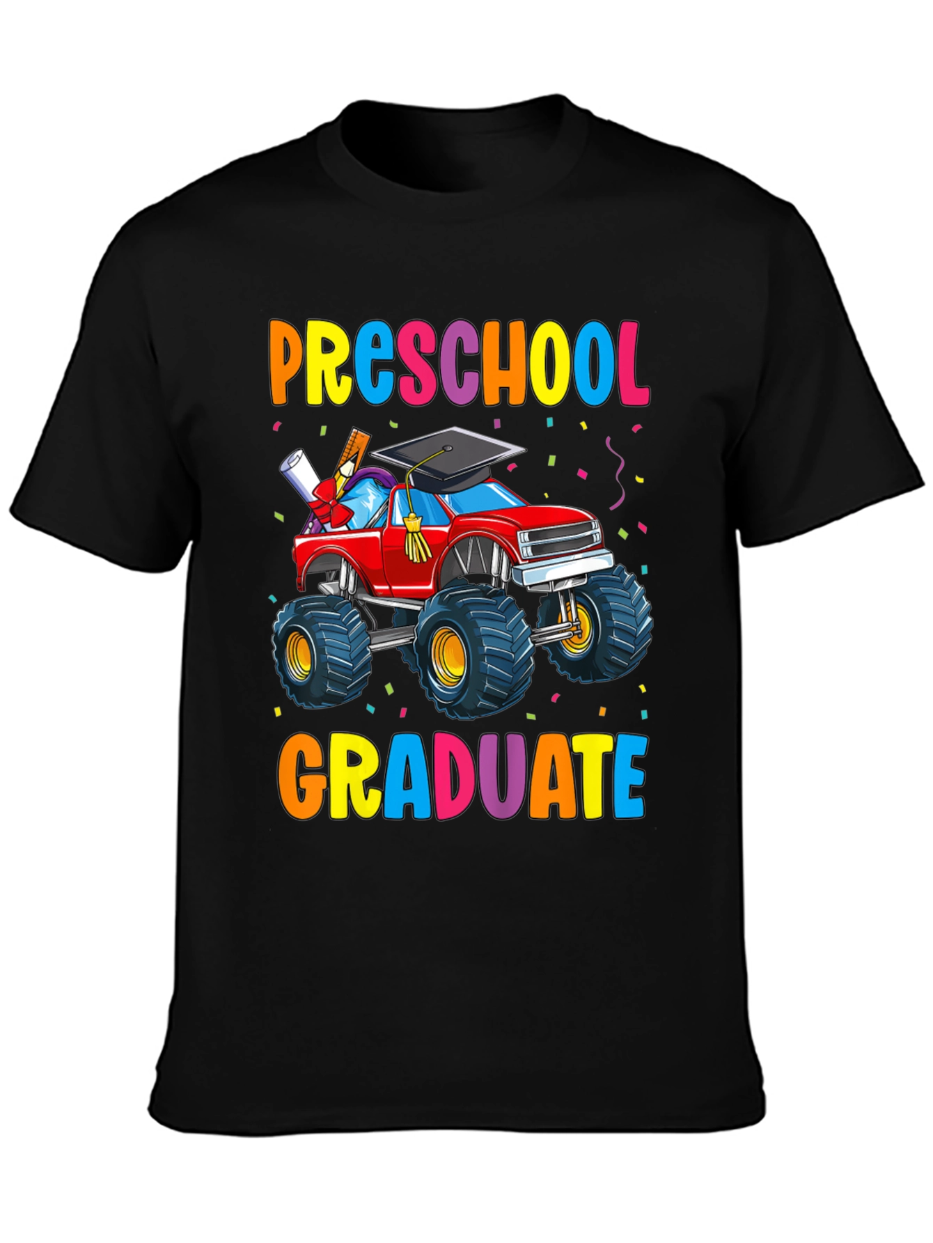 Preschool Graduate Monster Truck T-Shirt