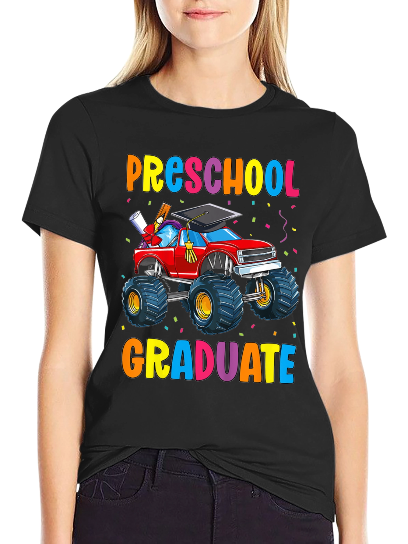 Preschool Graduate Monster Truck T-Shirt