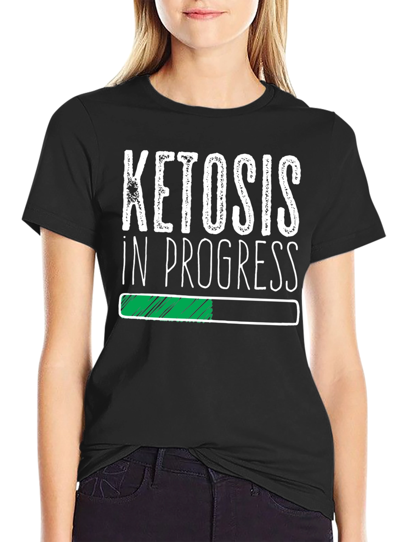 Ketosis in Progress T-Shirt - Black