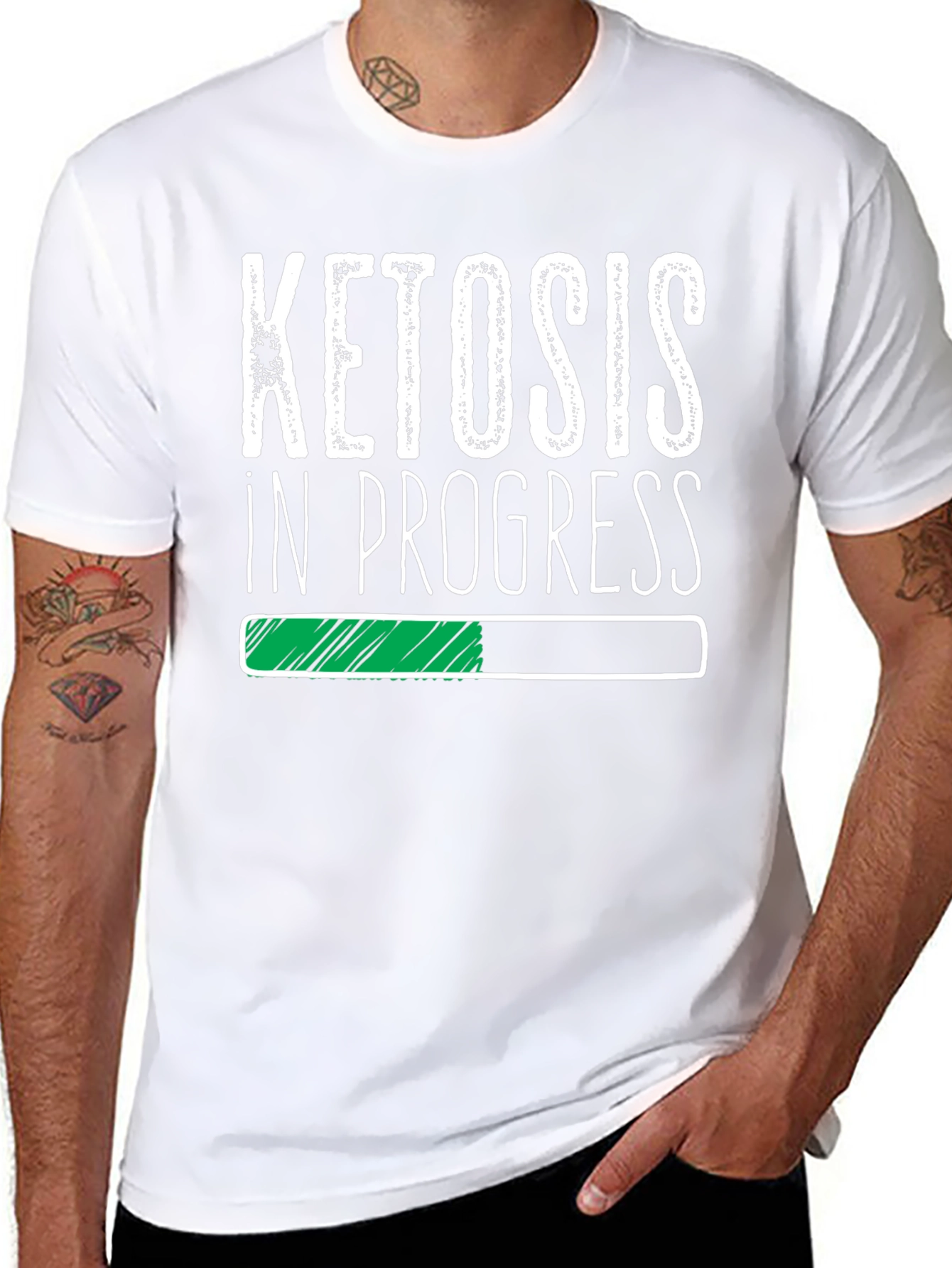 Ketosis in Progress T-Shirt - Black
