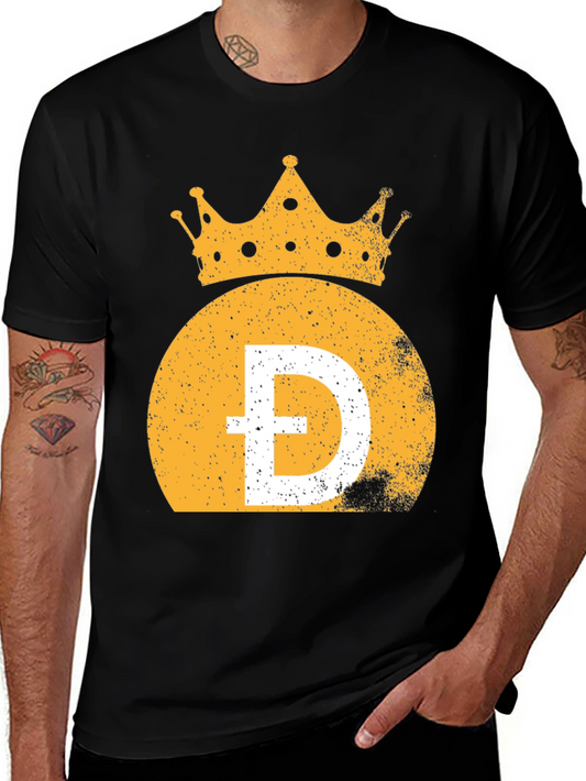 Doge King T-Shirt - Black Crypto Tee