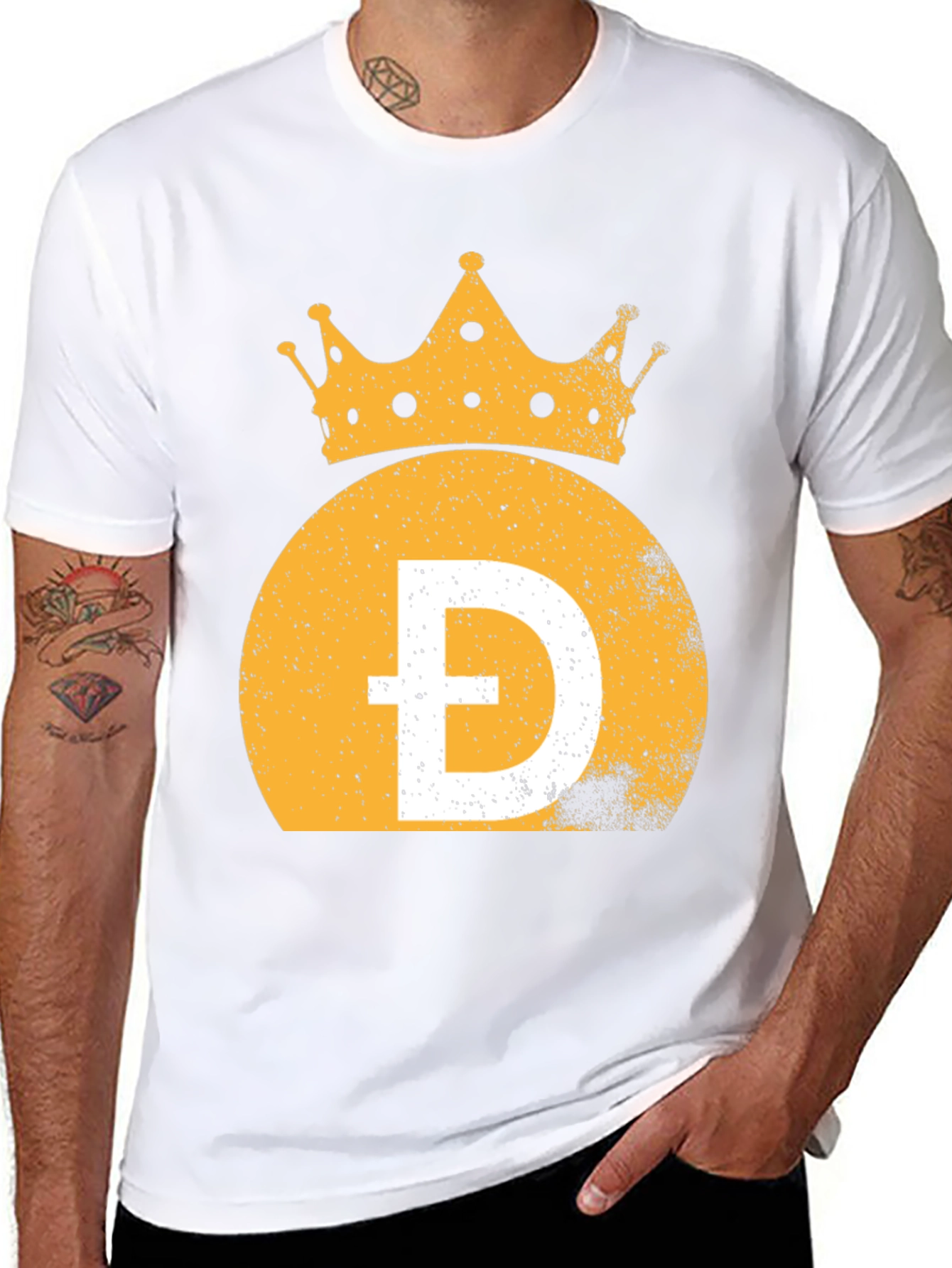 Doge King T-Shirt - Black Crypto Tee