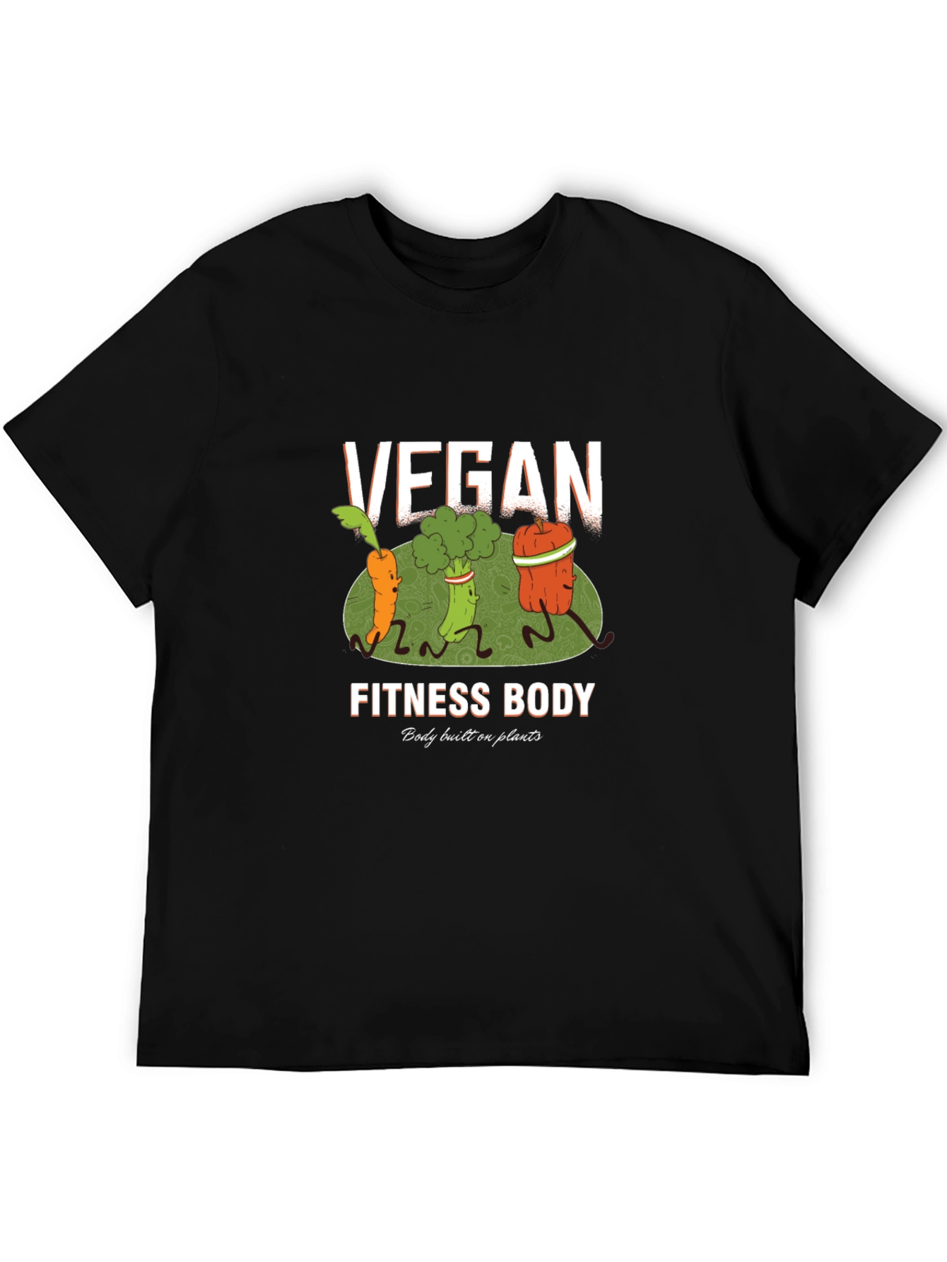 Vegan Fitness Body T-Shirt - Plant Based Diet