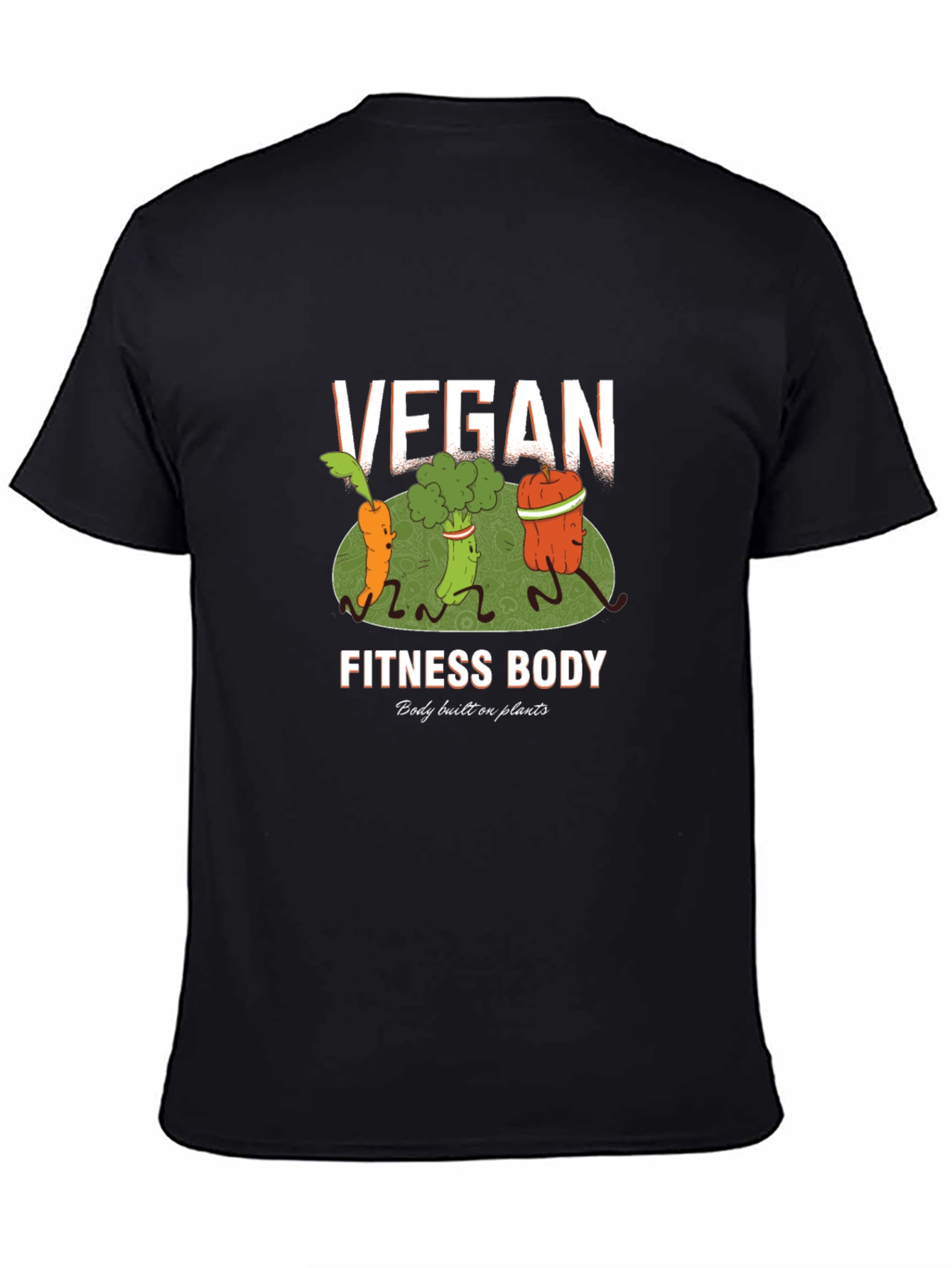 Vegan Fitness Body T-Shirt - Plant Based Diet