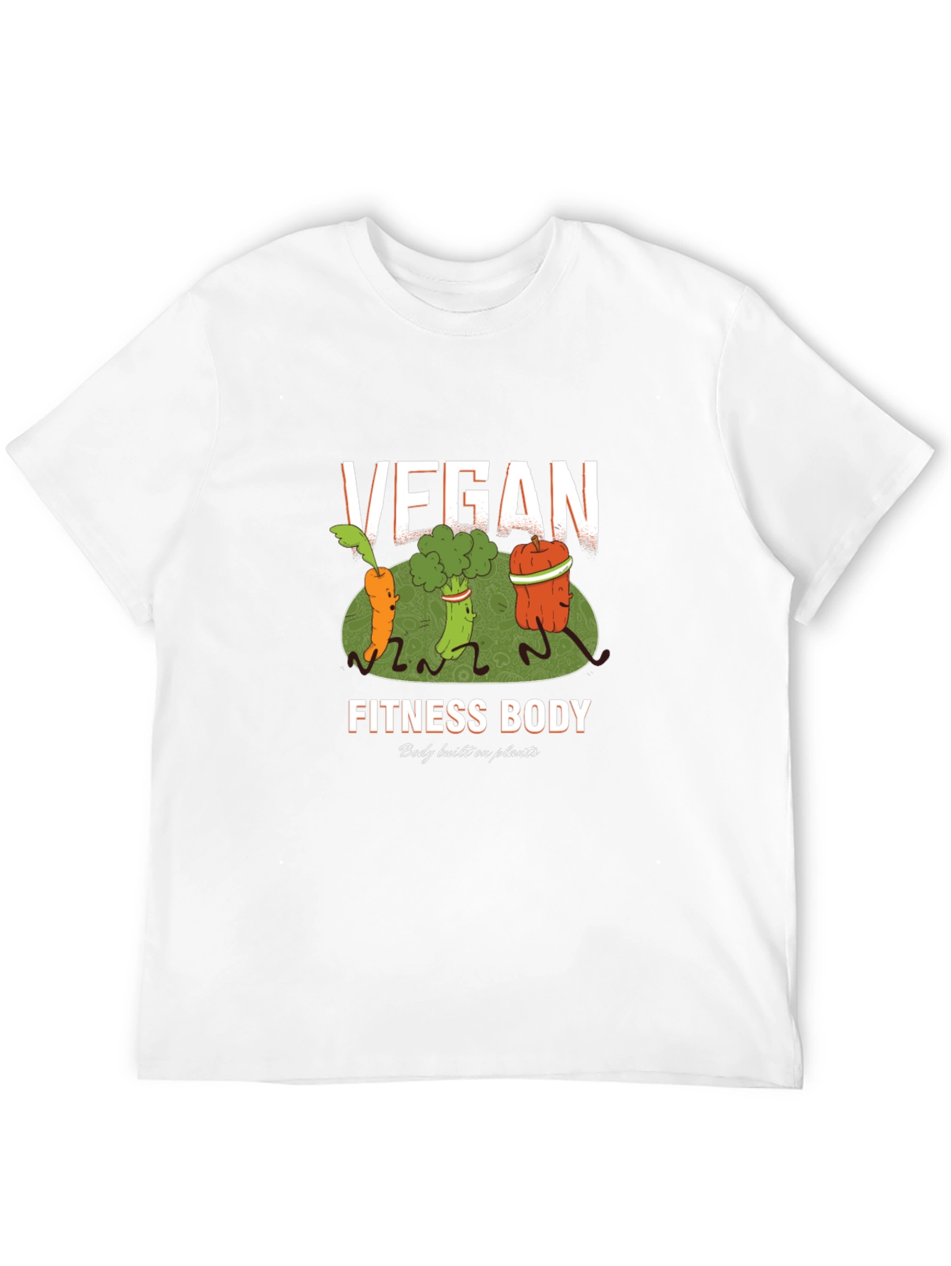 Vegan Fitness Body T-Shirt - Plant Based Diet