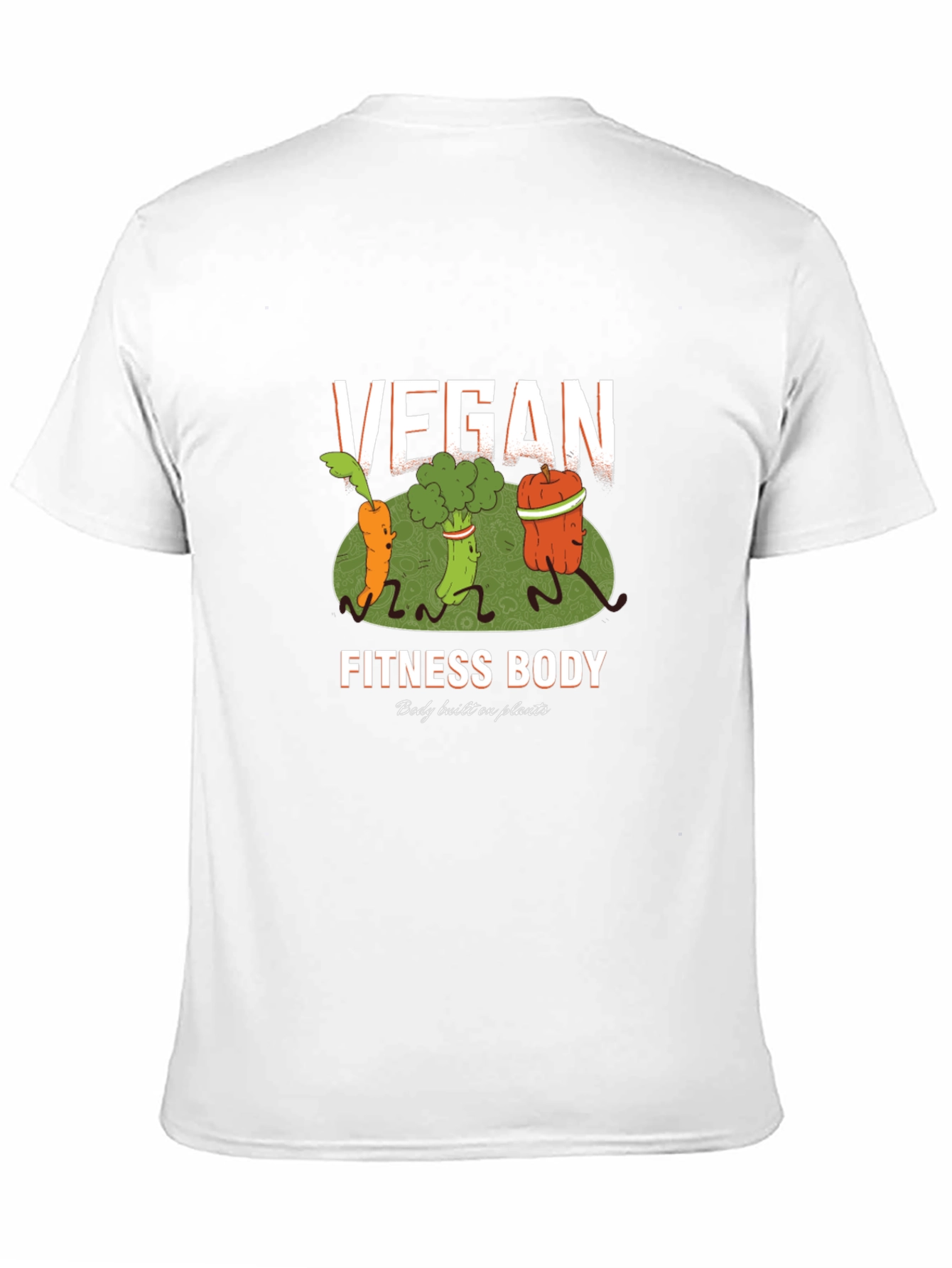 Vegan Fitness Body T-Shirt - Plant Based Diet