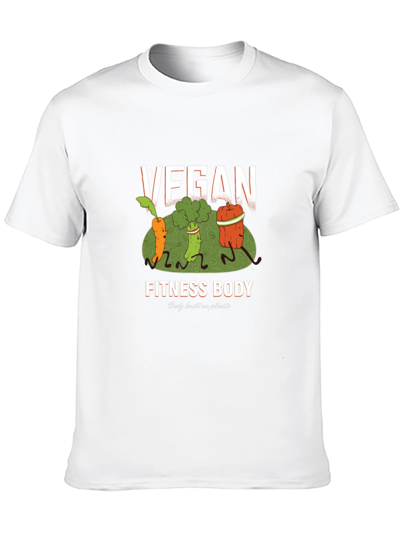 Vegan Fitness Body T-Shirt - Plant Based Diet