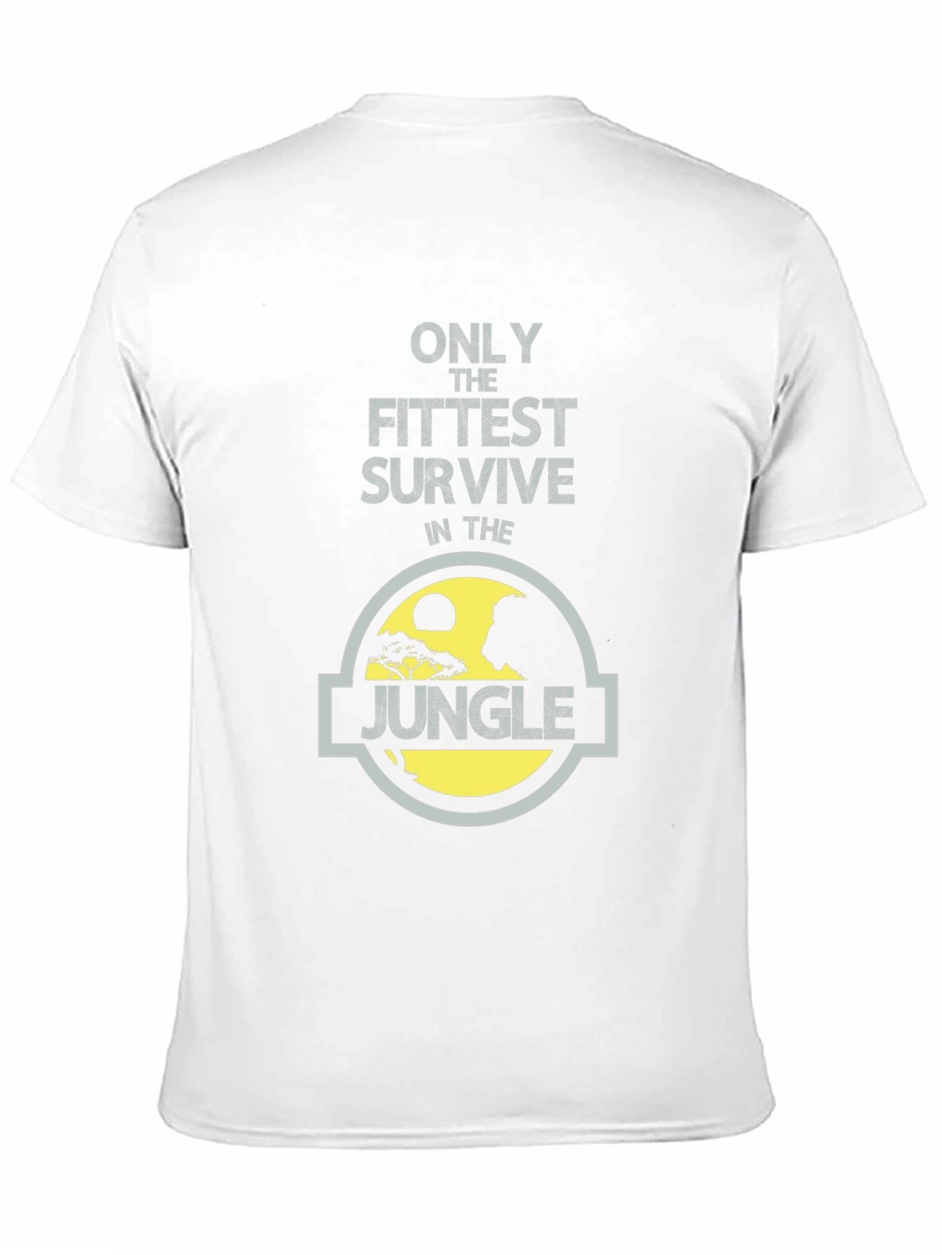 Fittest Survive Jungle Graphic Black T-Shirt